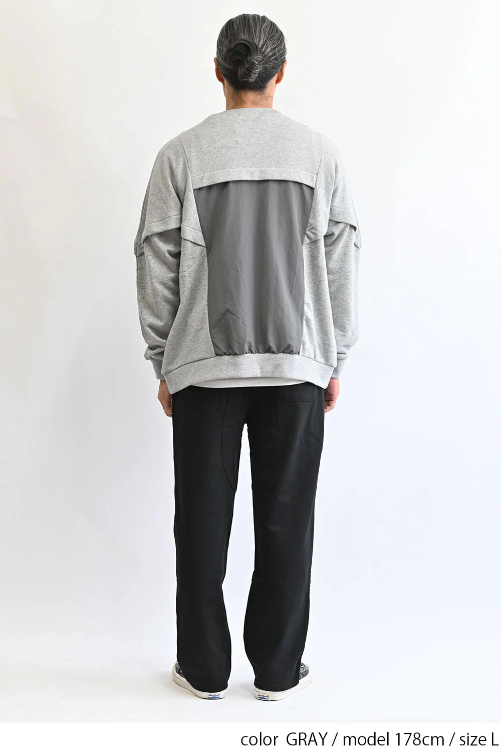 裏毛×ナイロンタフタプルオーバー - Image 6