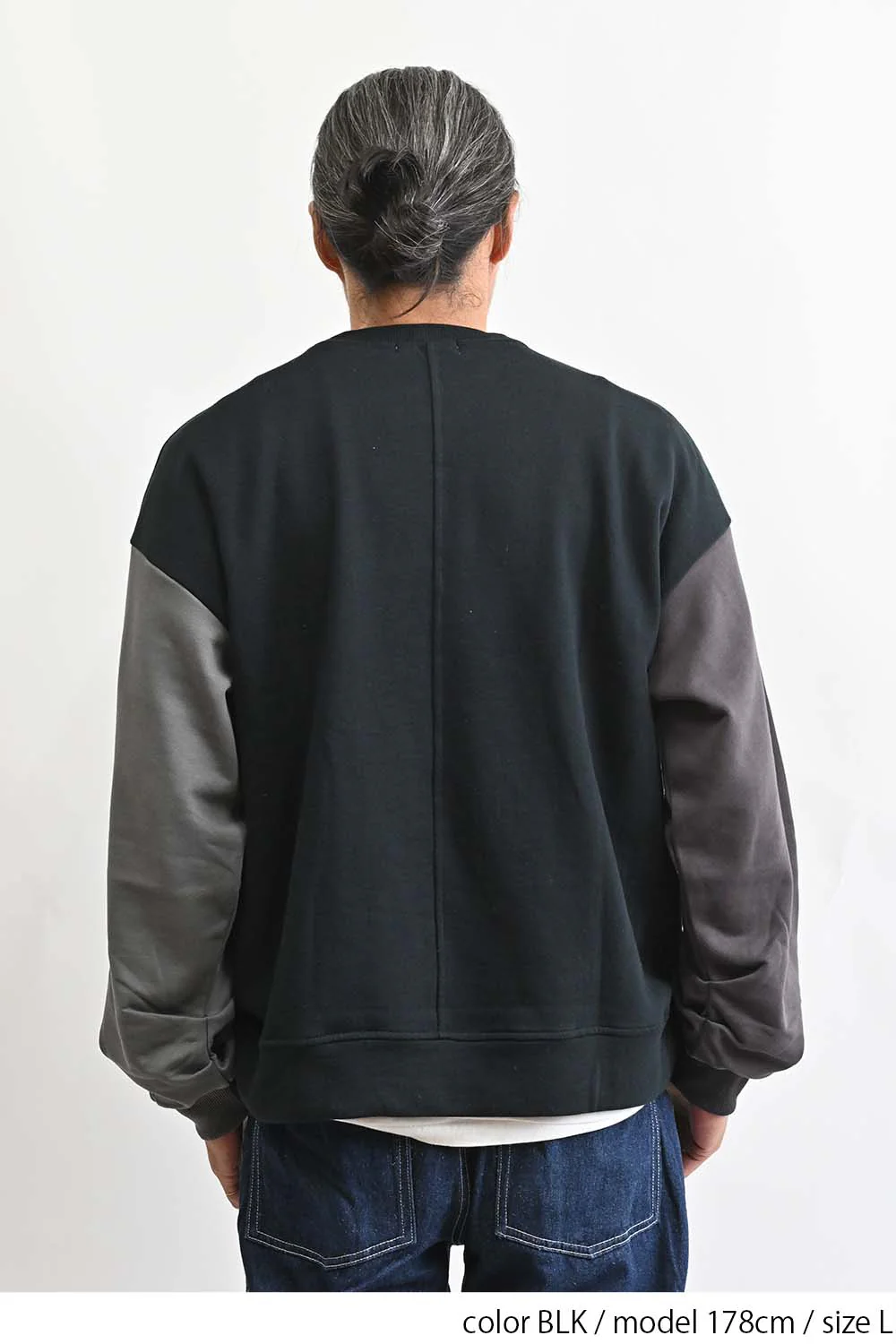 裏毛配色切替プルオーバー - Image 8