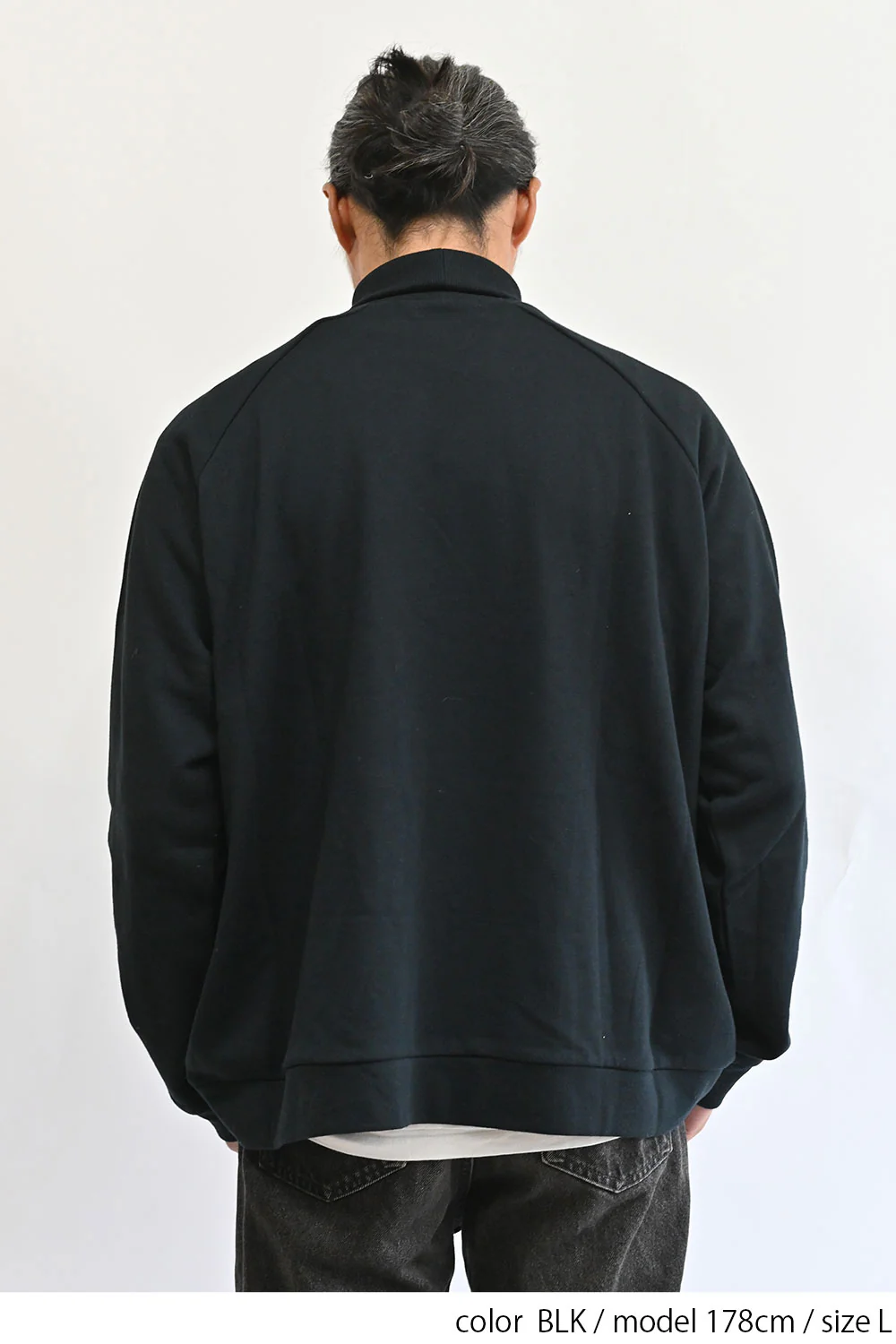 裏毛ハイネックプルオーバー - Image 9