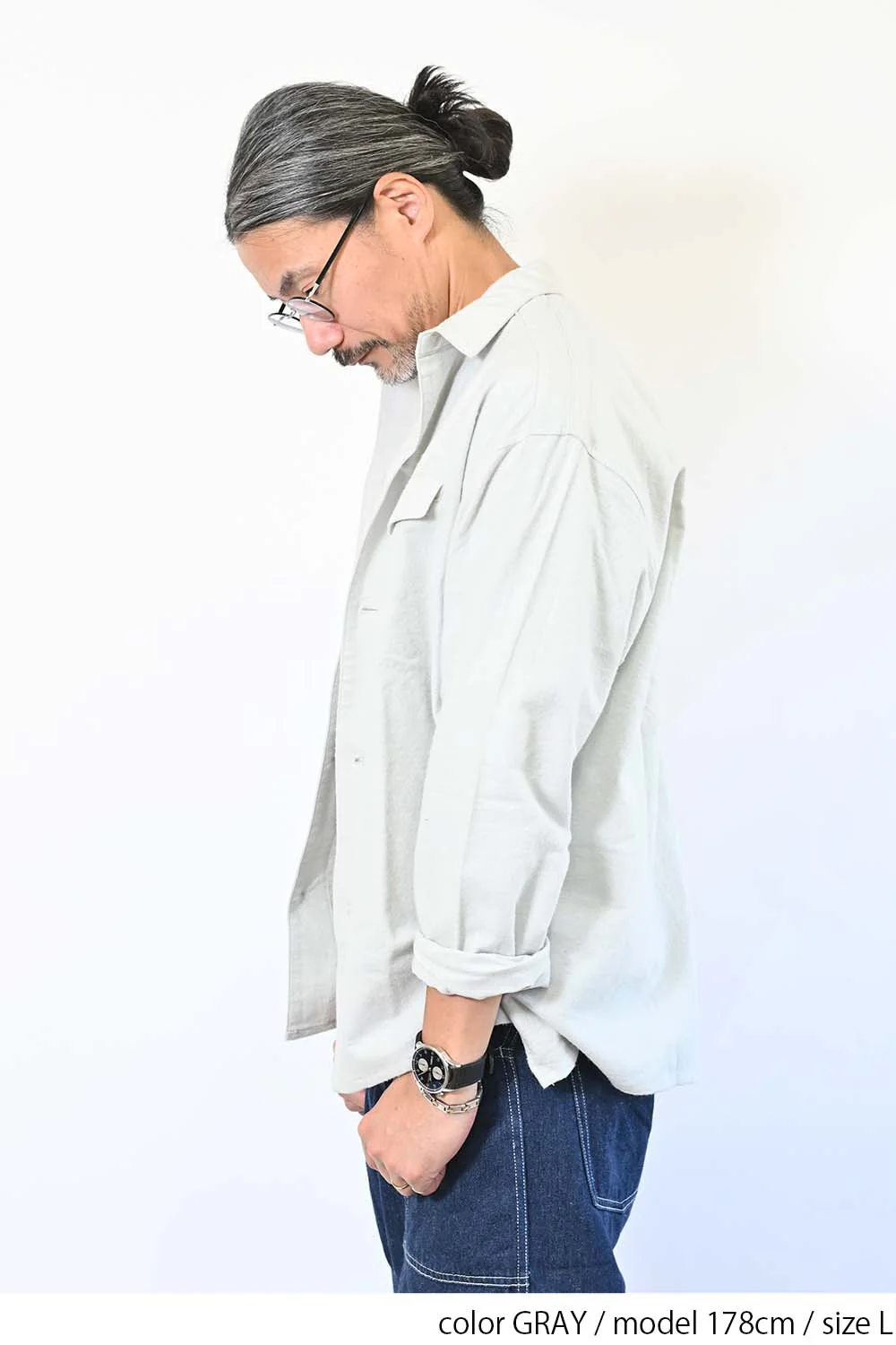起毛オックスシャツ - Image 7