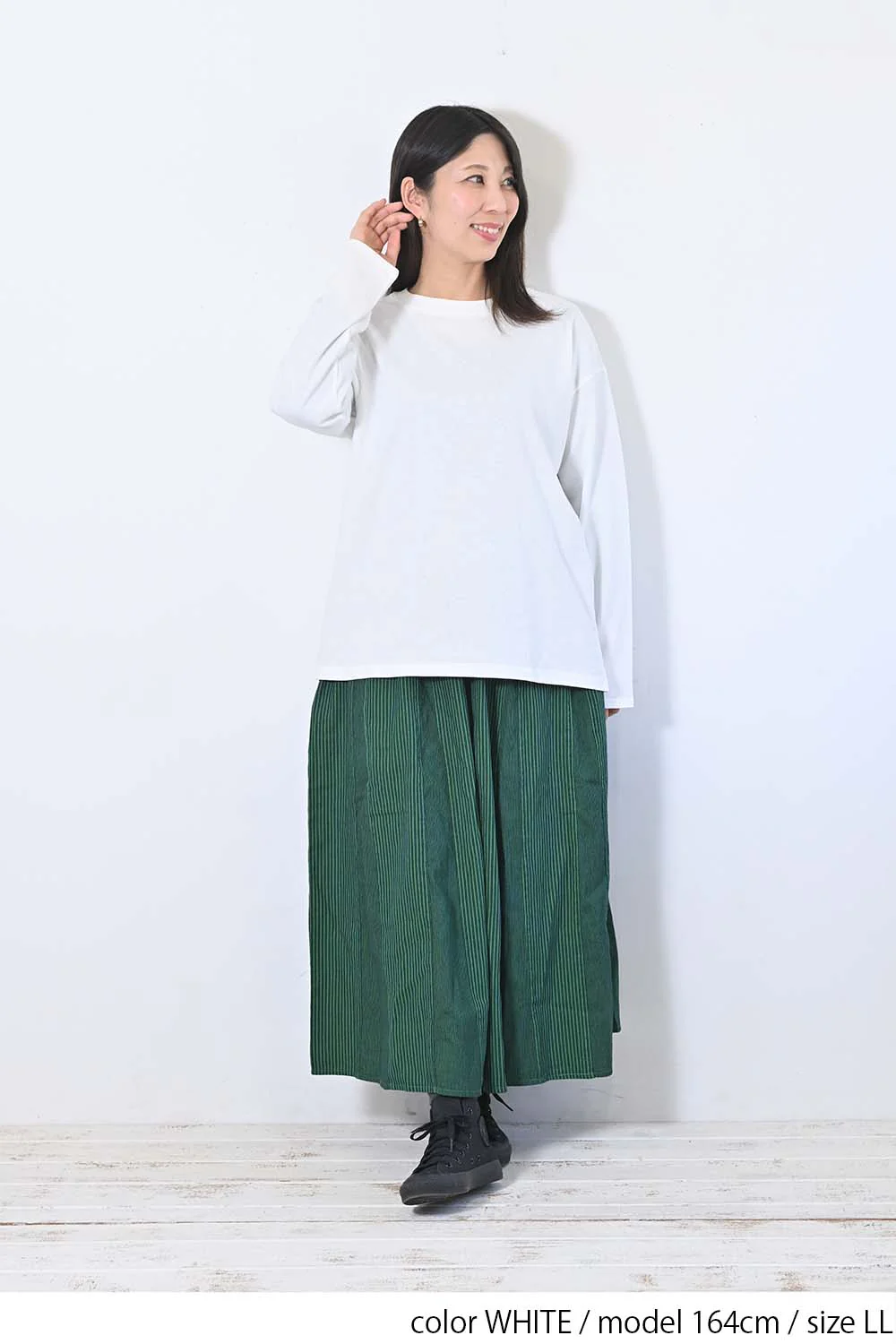 ワイドな無地ロンTEE - Image 23