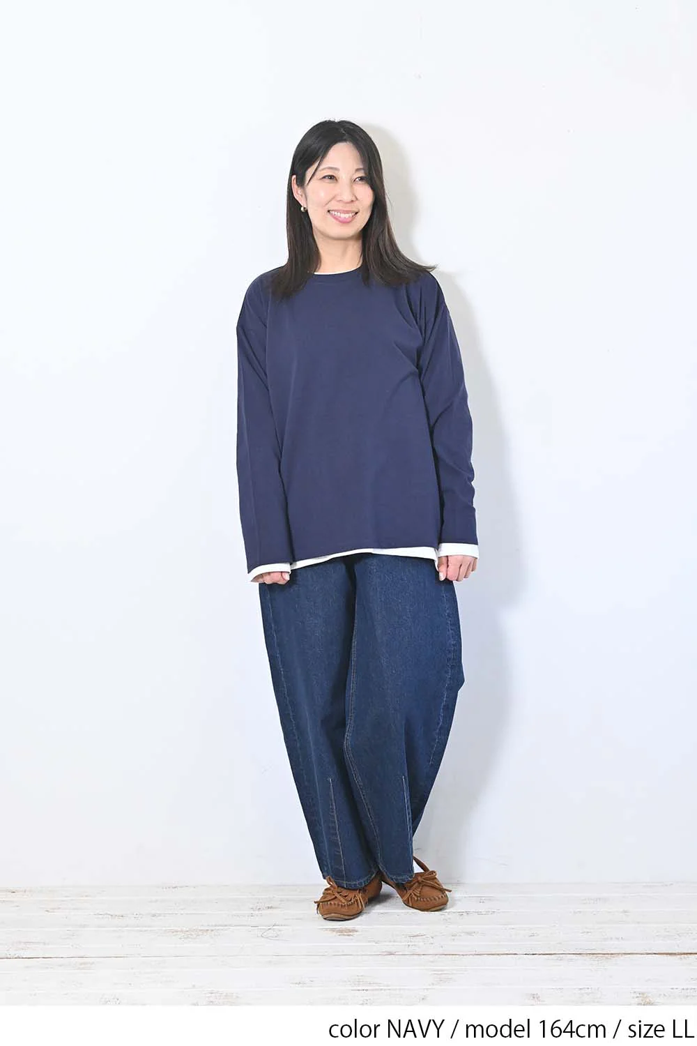 ワイドな無地ロンTEE - Image 24