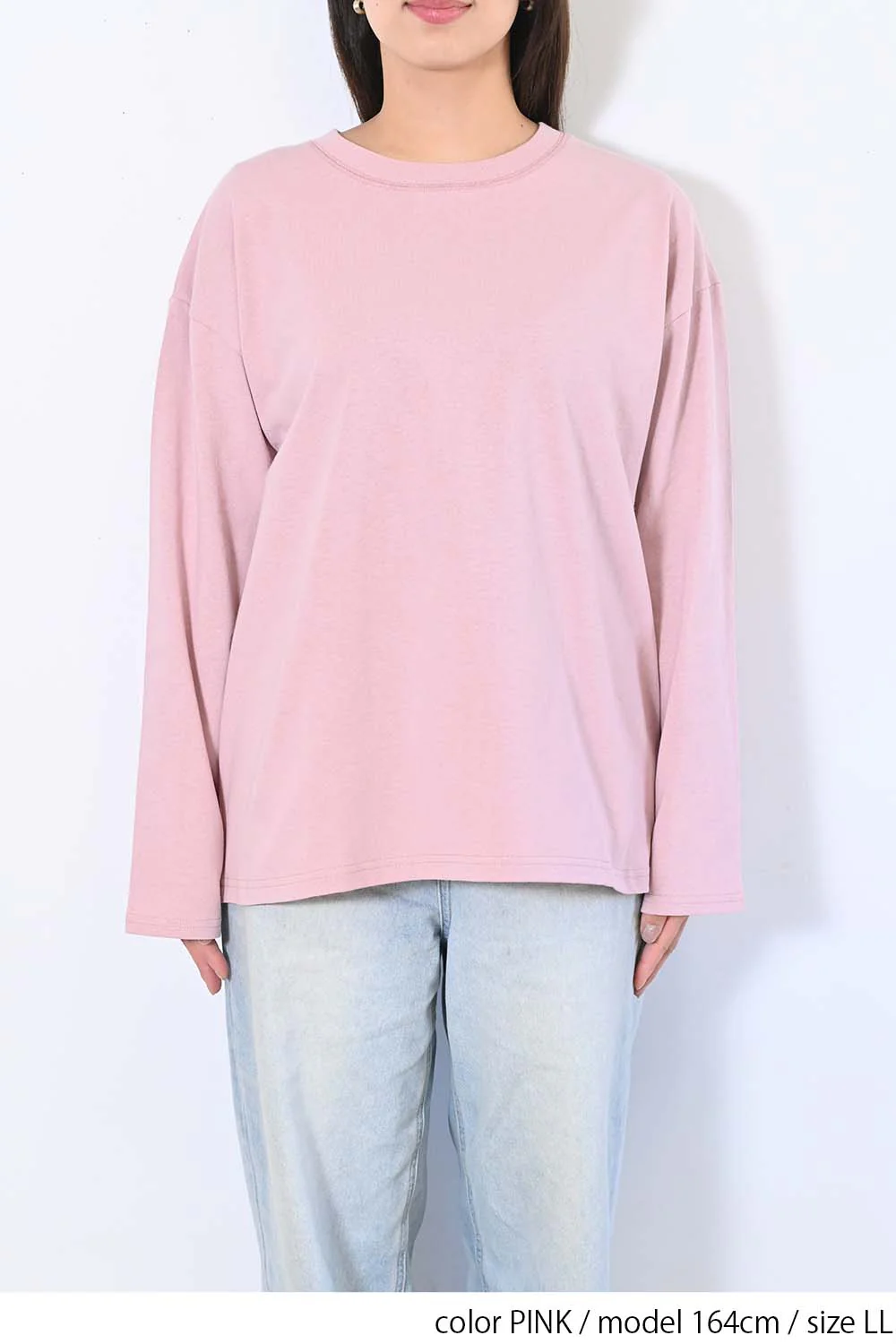 ワイドな無地ロンTEE - Image 27
