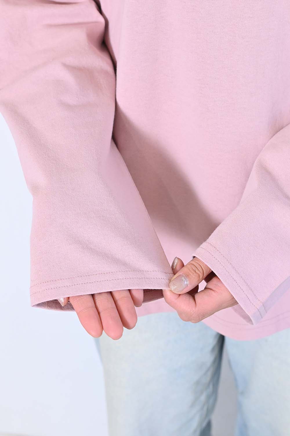 ワイドな無地ロンTEE - Image 32