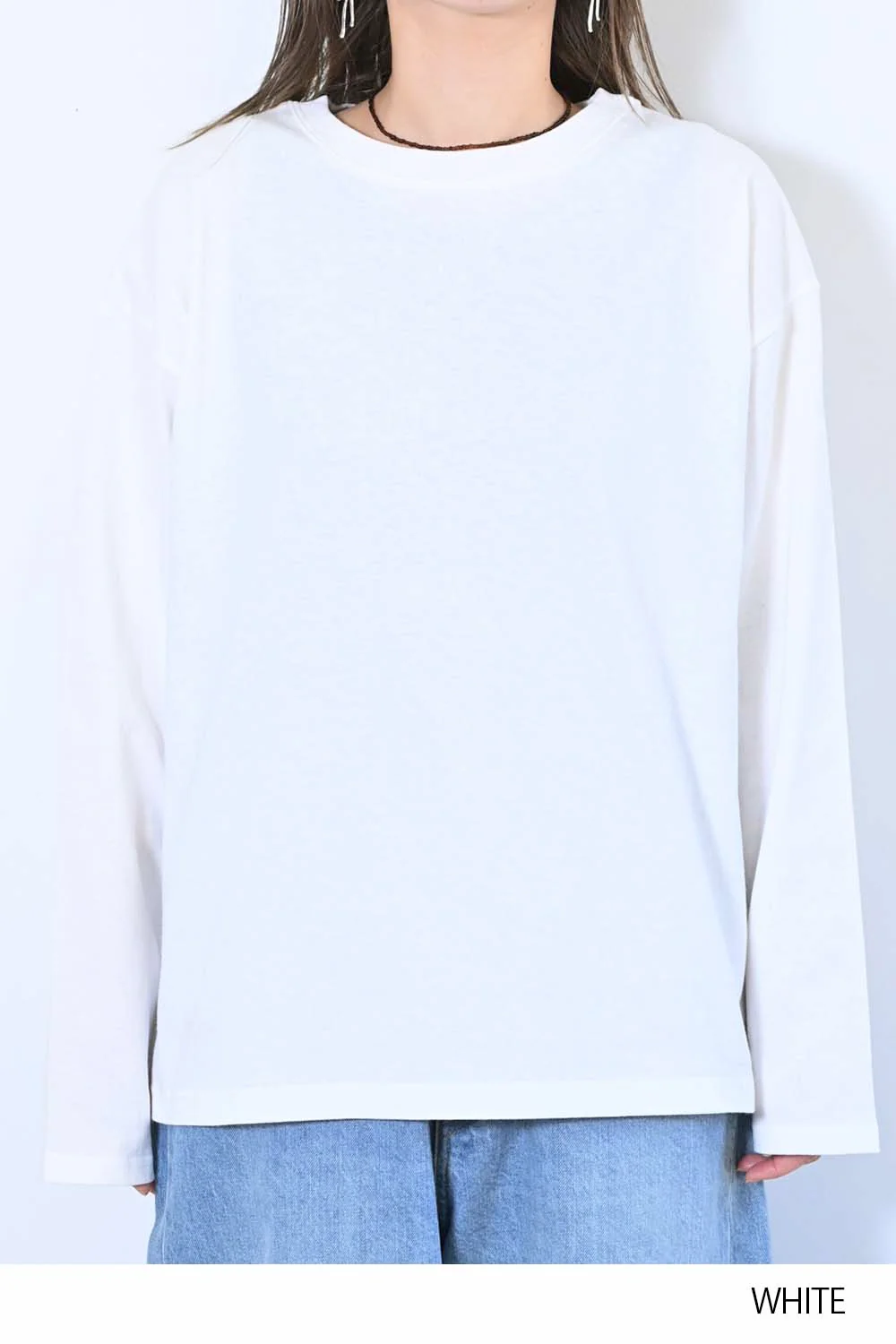 ワイドな無地ロンTEE - Image 39