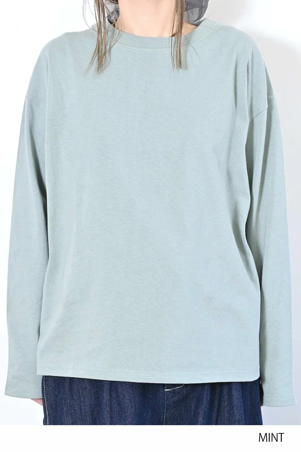 ワイドな無地ロンTEE - Image 46