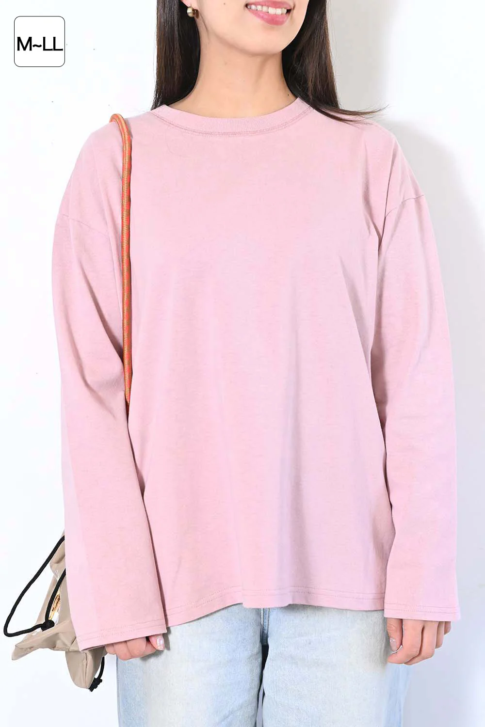 ワイドな無地ロンTEE - Image 5