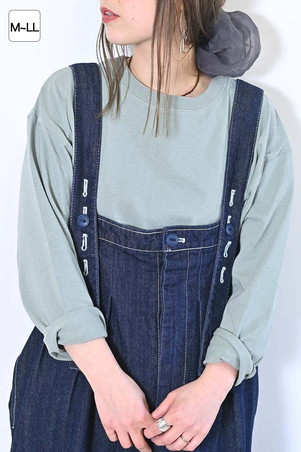 ワイドな無地ロンTEE - Image 8