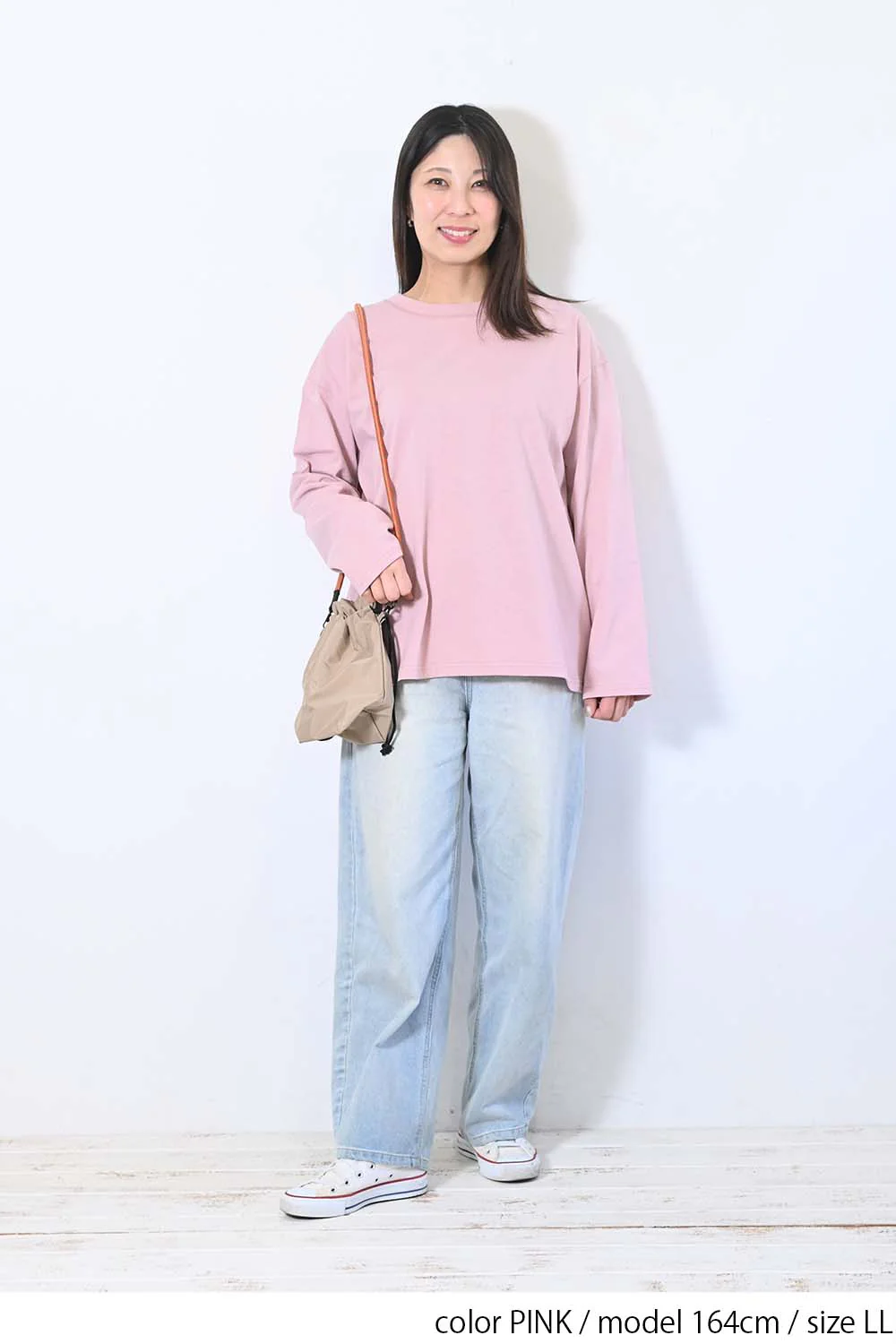 ワイドな無地ロンTEE - Image 9