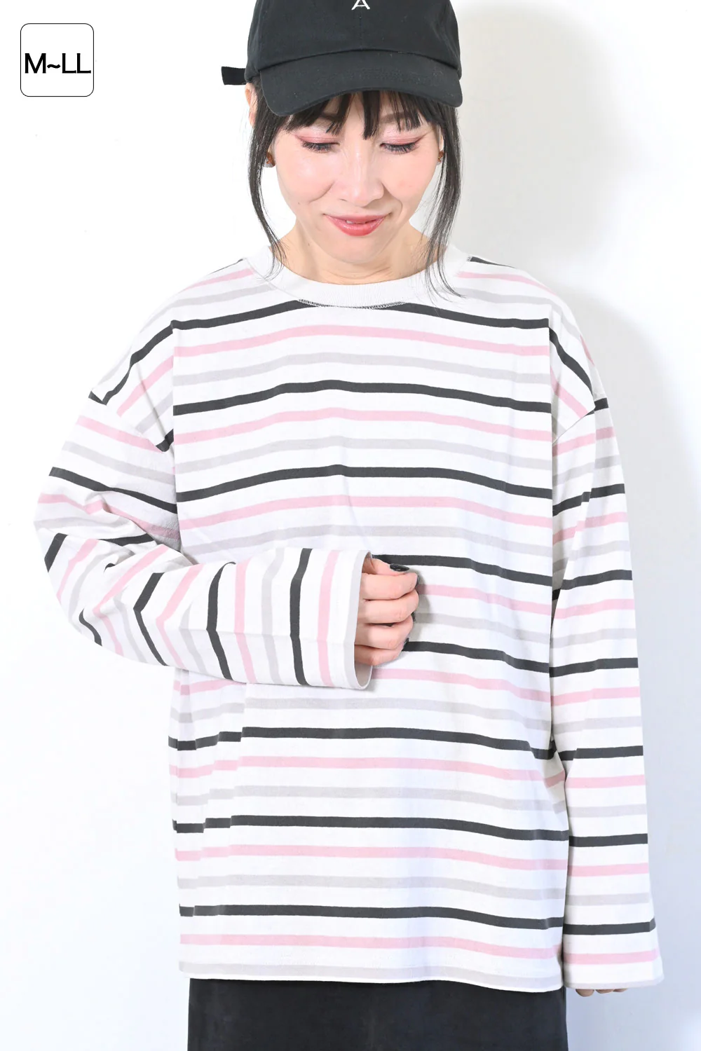 ワイドなボーダーロンTEE - Image 11