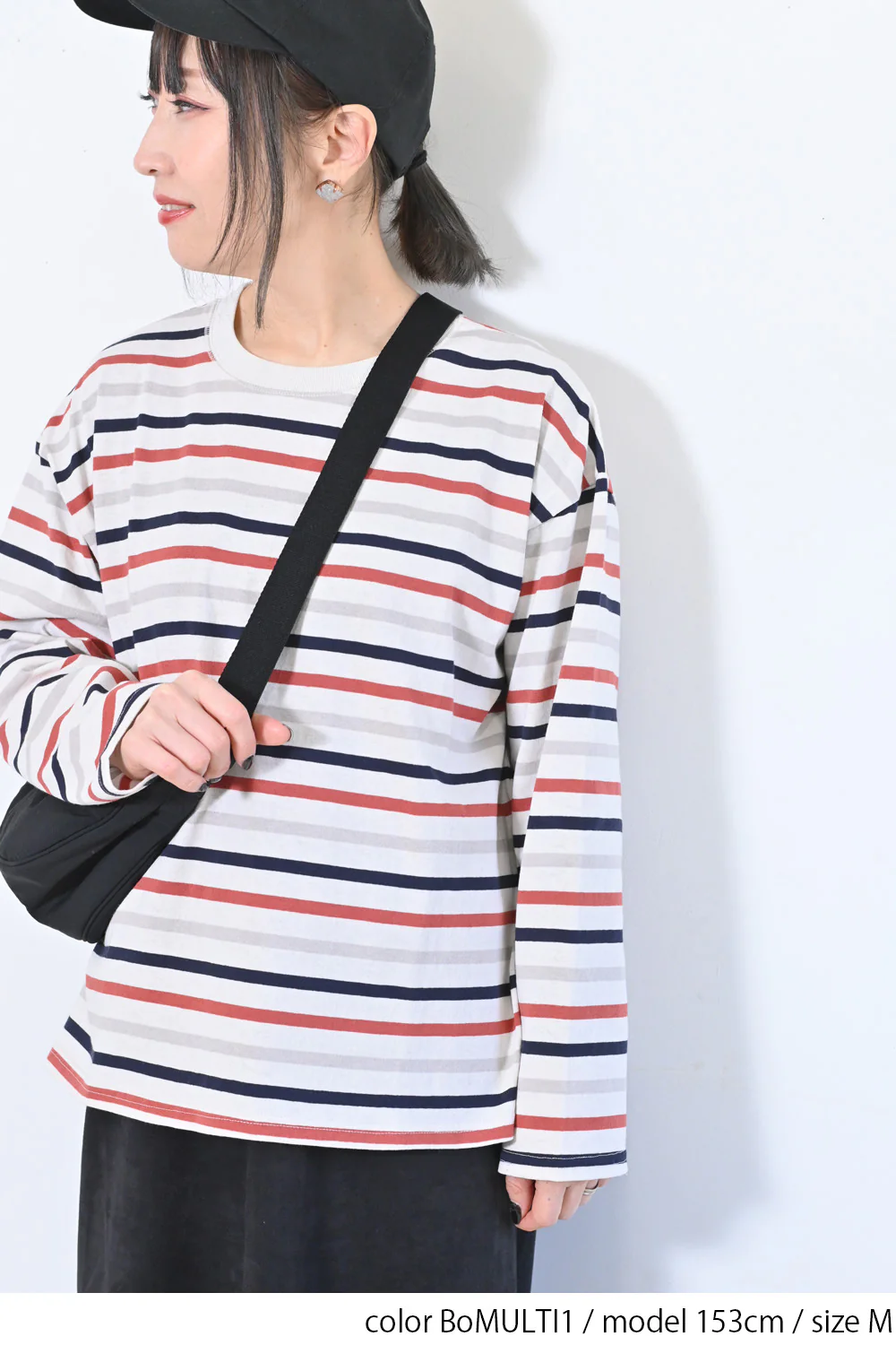 ワイドなボーダーロンTEE - Image 12