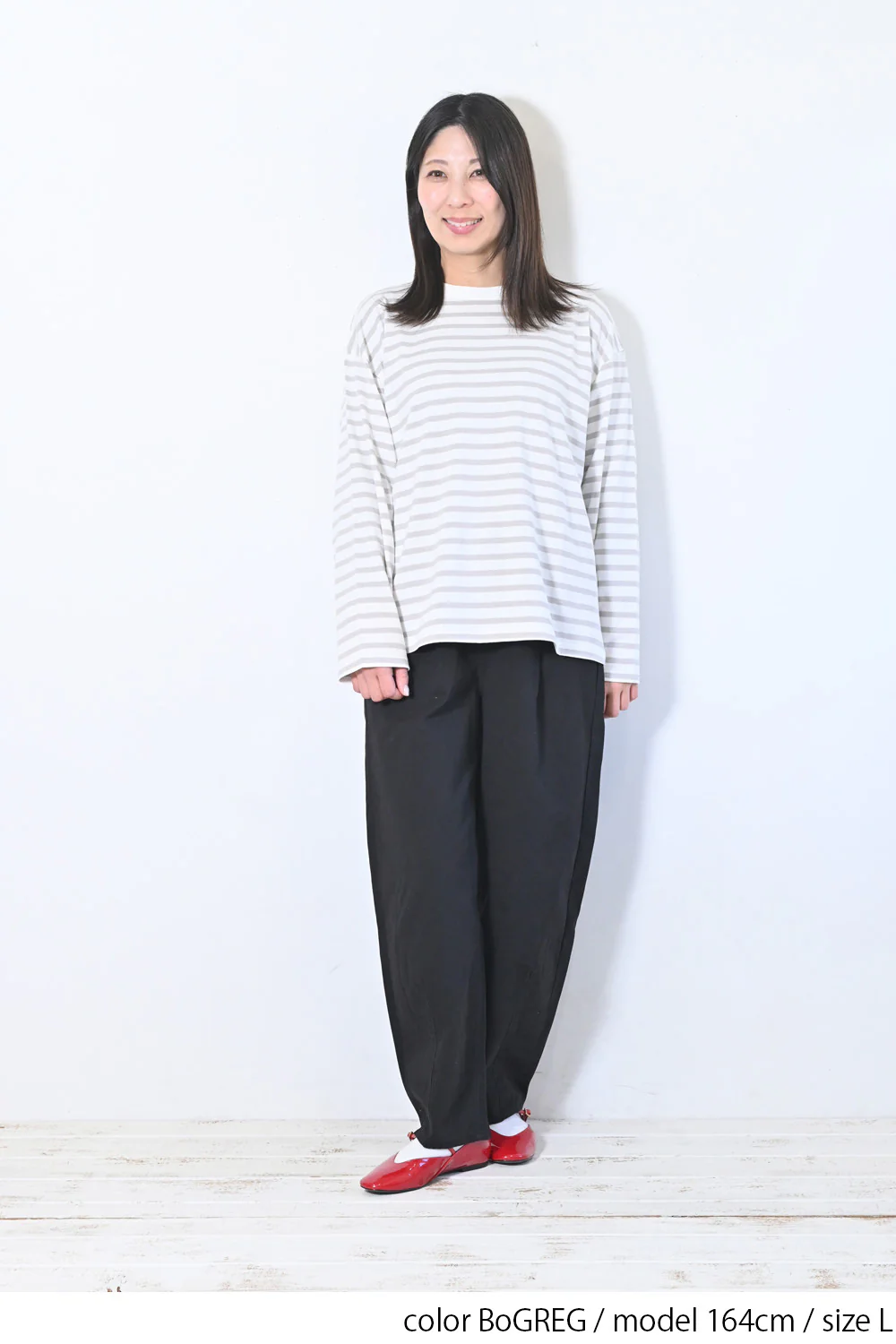 ワイドなボーダーロンTEE - Image 17