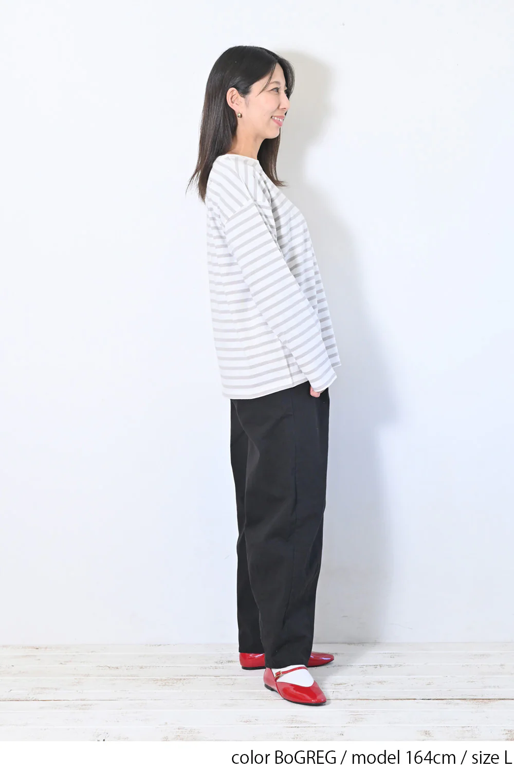 ワイドなボーダーロンTEE - Image 18