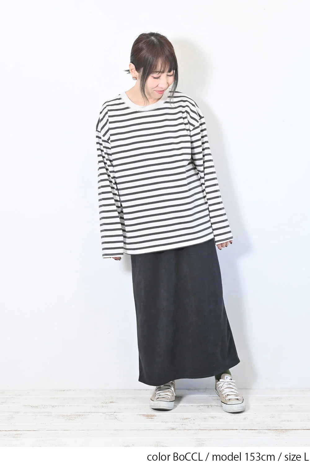 ワイドなボーダーロンTEE - Image 26