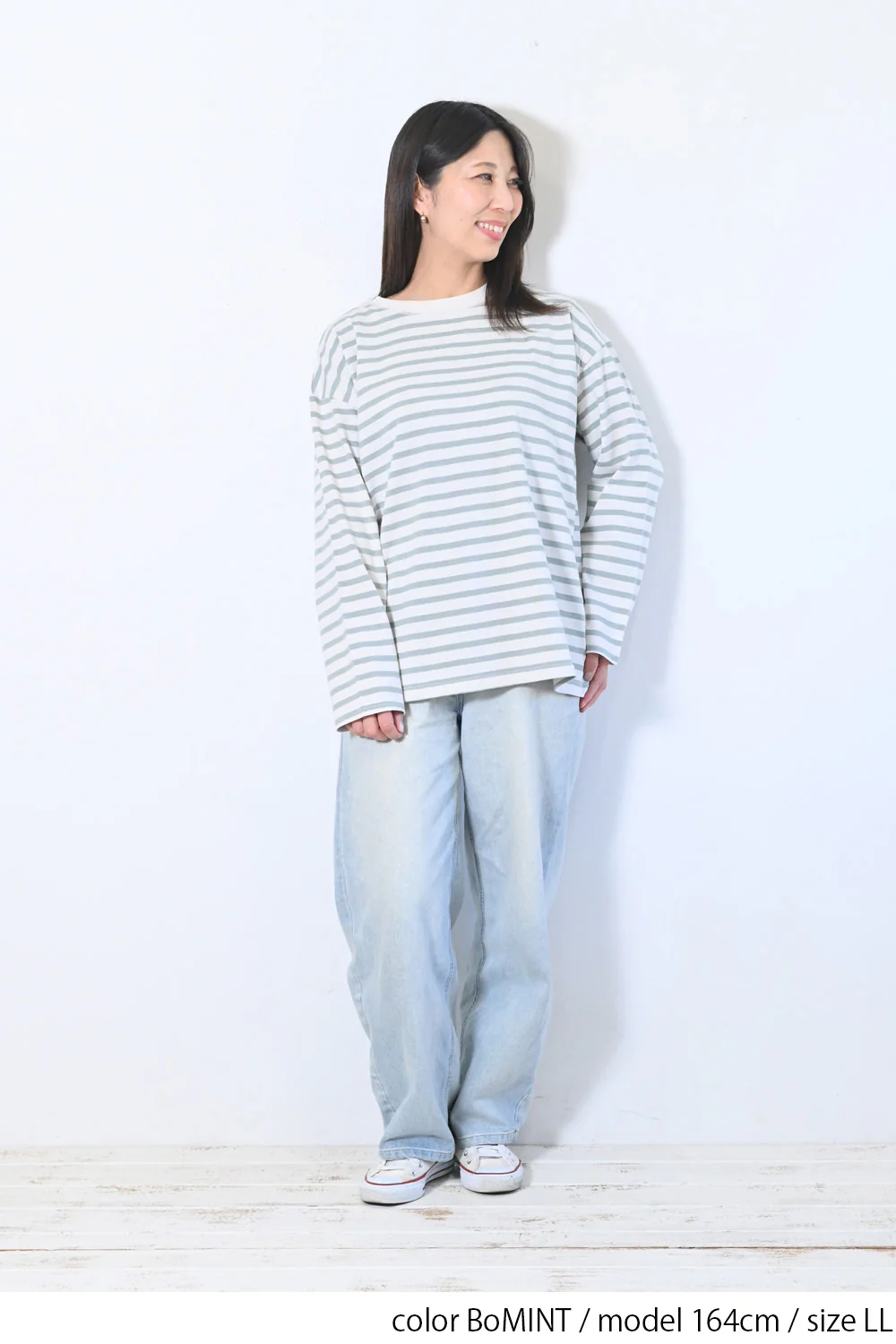 ワイドなボーダーロンTEE - Image 29