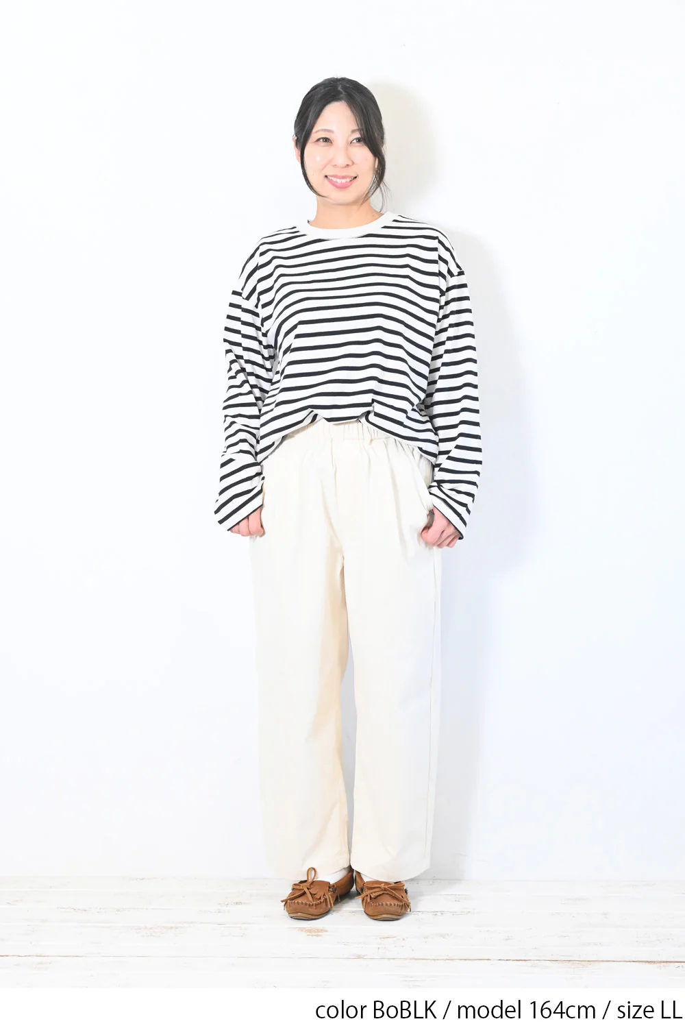 ワイドなボーダーロンTEE - Image 30