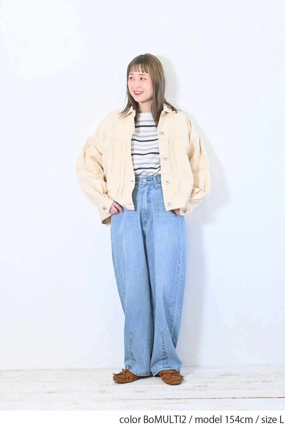ワイドなボーダーロンTEE - Image 31
