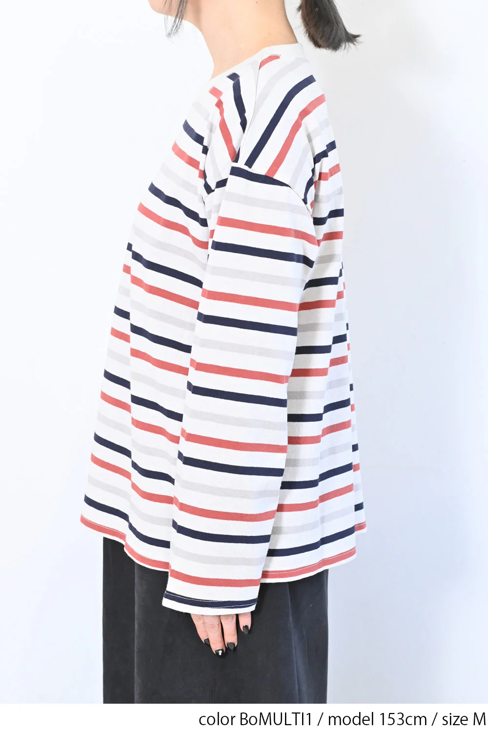 ワイドなボーダーロンTEE - Image 34