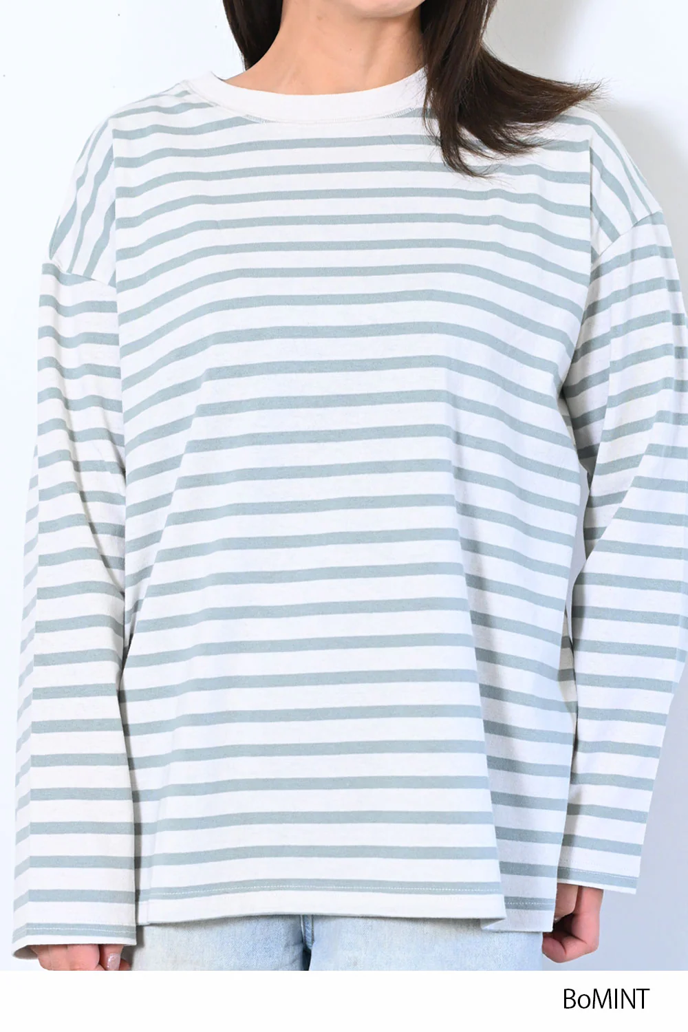 ワイドなボーダーロンTEE - Image 52