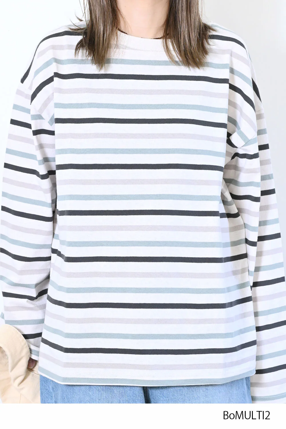 ワイドなボーダーロンTEE - Image 54