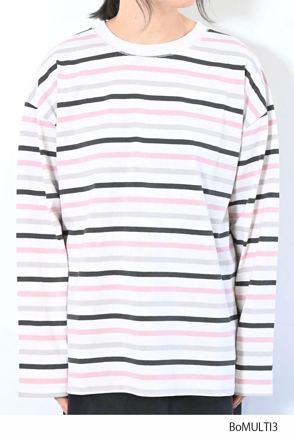 ワイドなボーダーロンTEE - Image 55