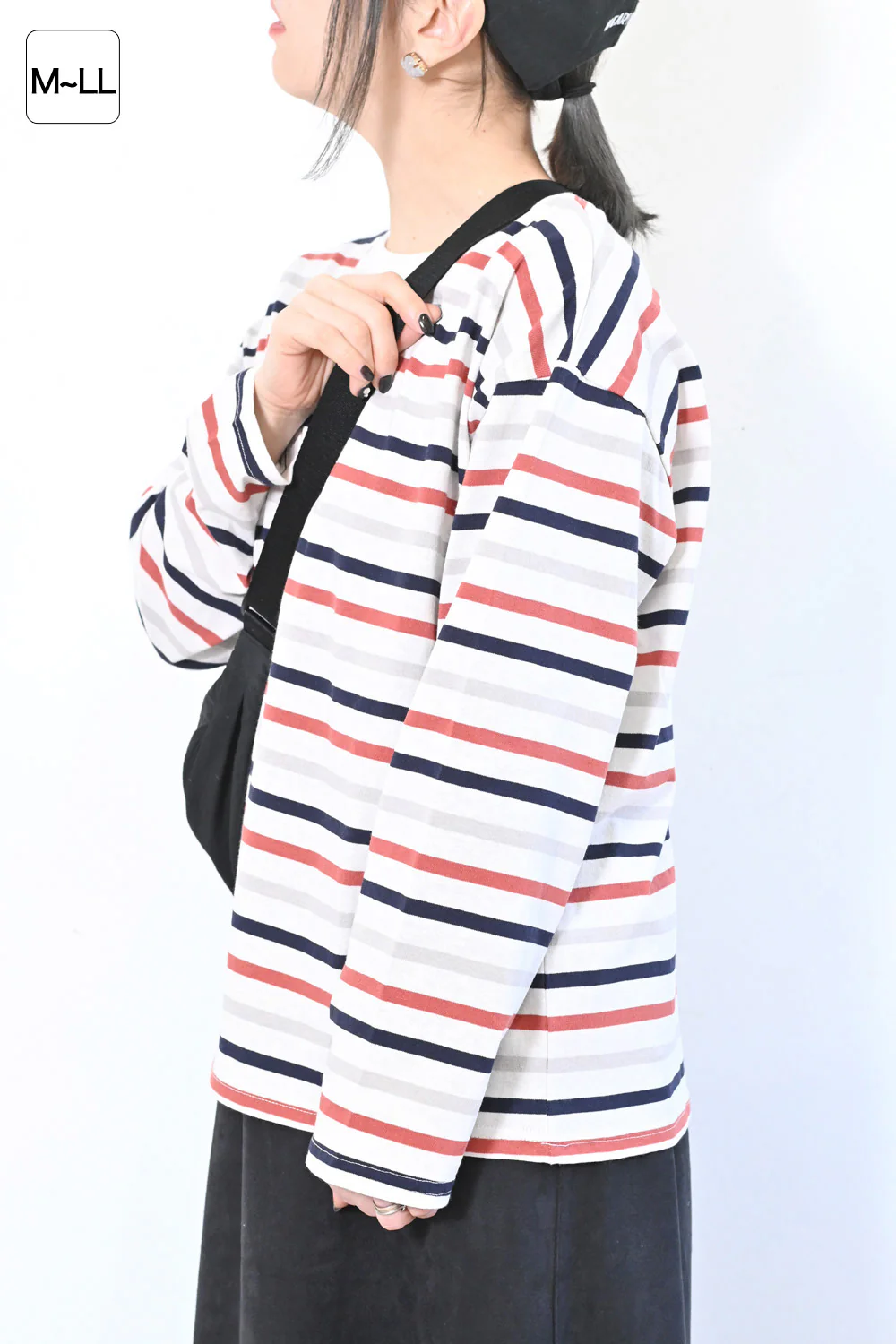 ワイドなボーダーロンTEE - Image 6