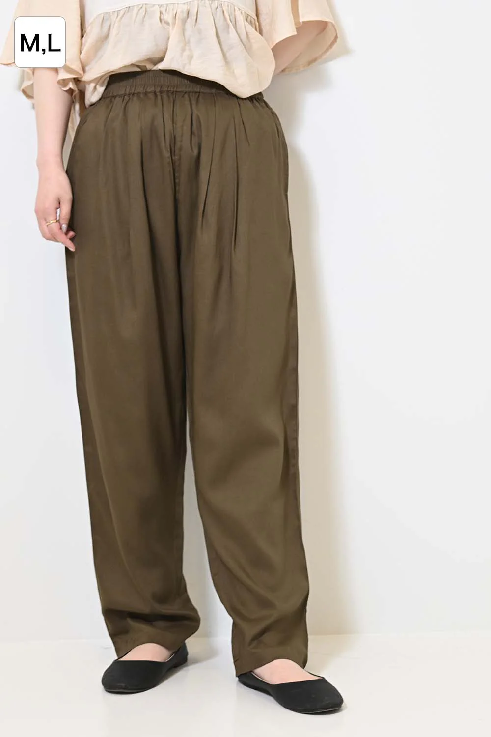 レーヨンタックテーパードパンツ - Image 15