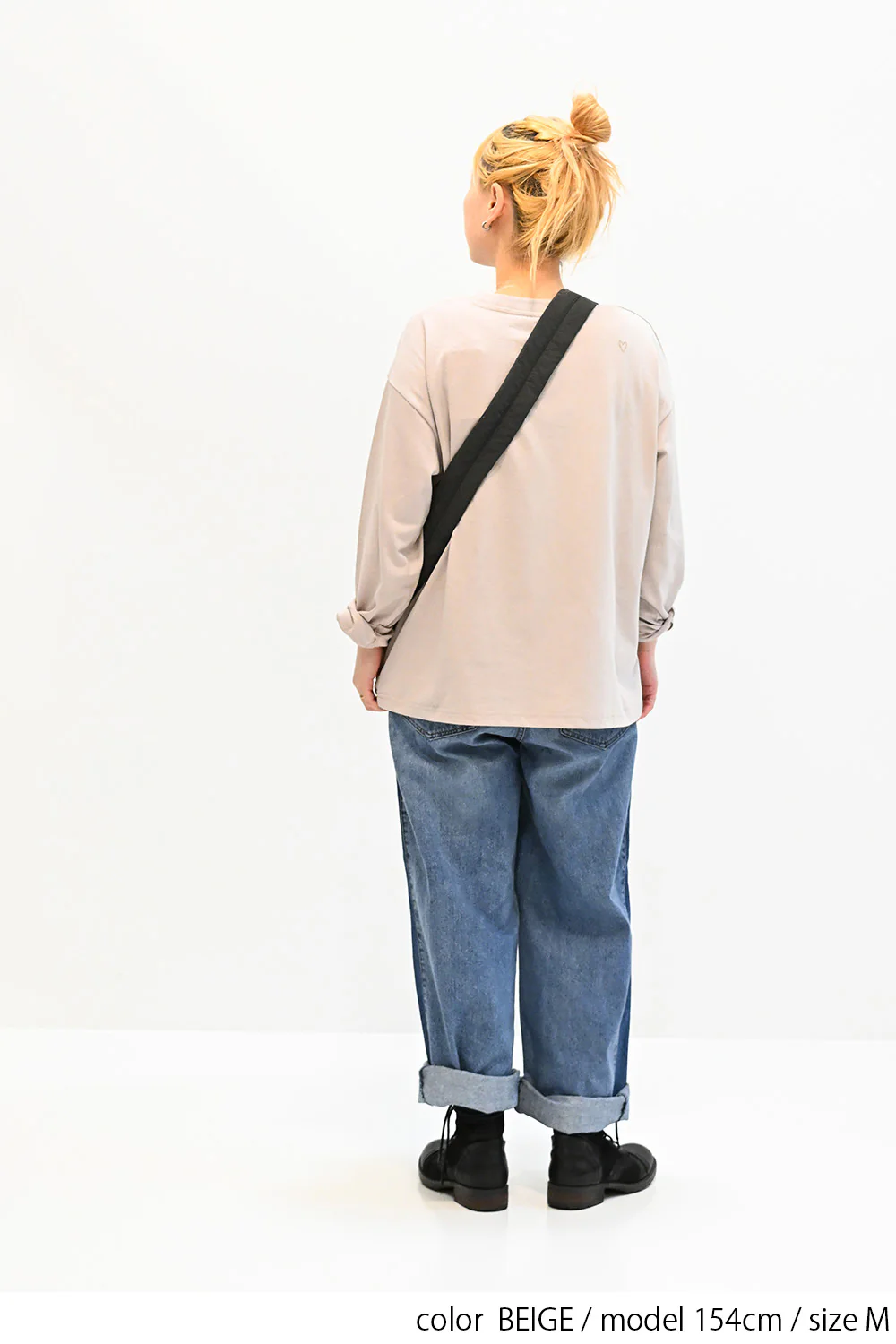 ワイドな無地ロンTEE - Image 28