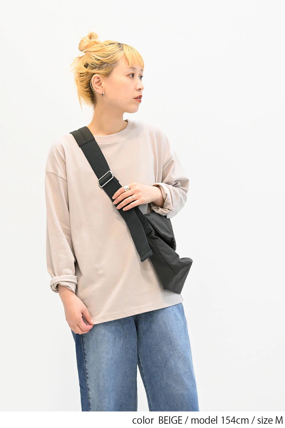 ワイドな無地ロンTEE - Image 29