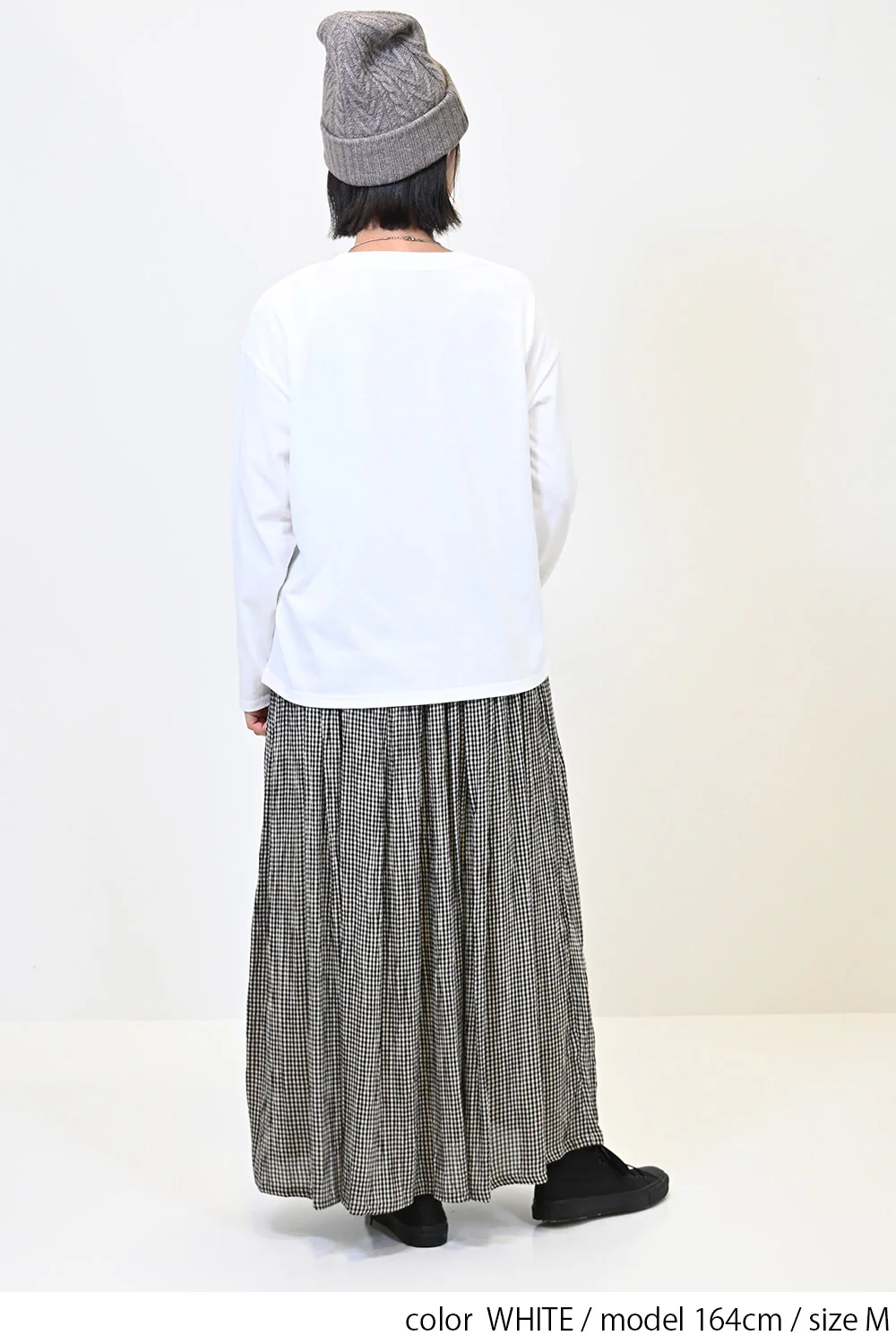 ワイドな無地ロンTEE - Image 34