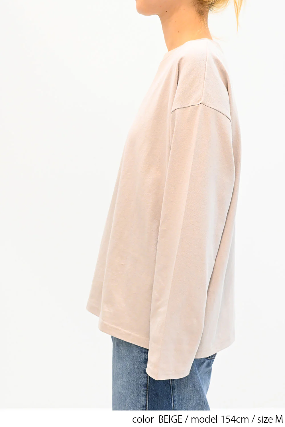 ワイドな無地ロンTEE - Image 48