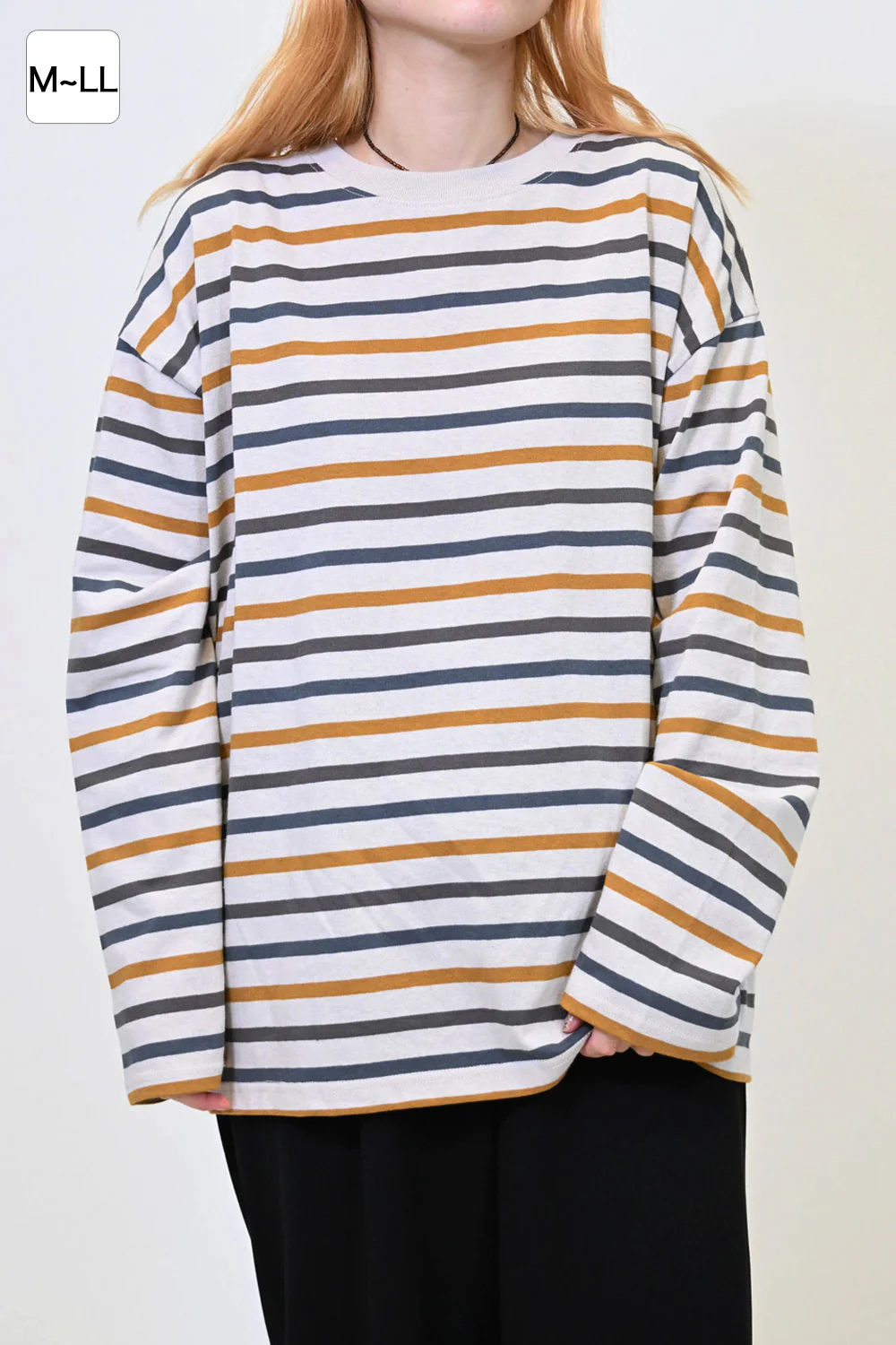 ワイドなボーダーロンTEE - Image 14