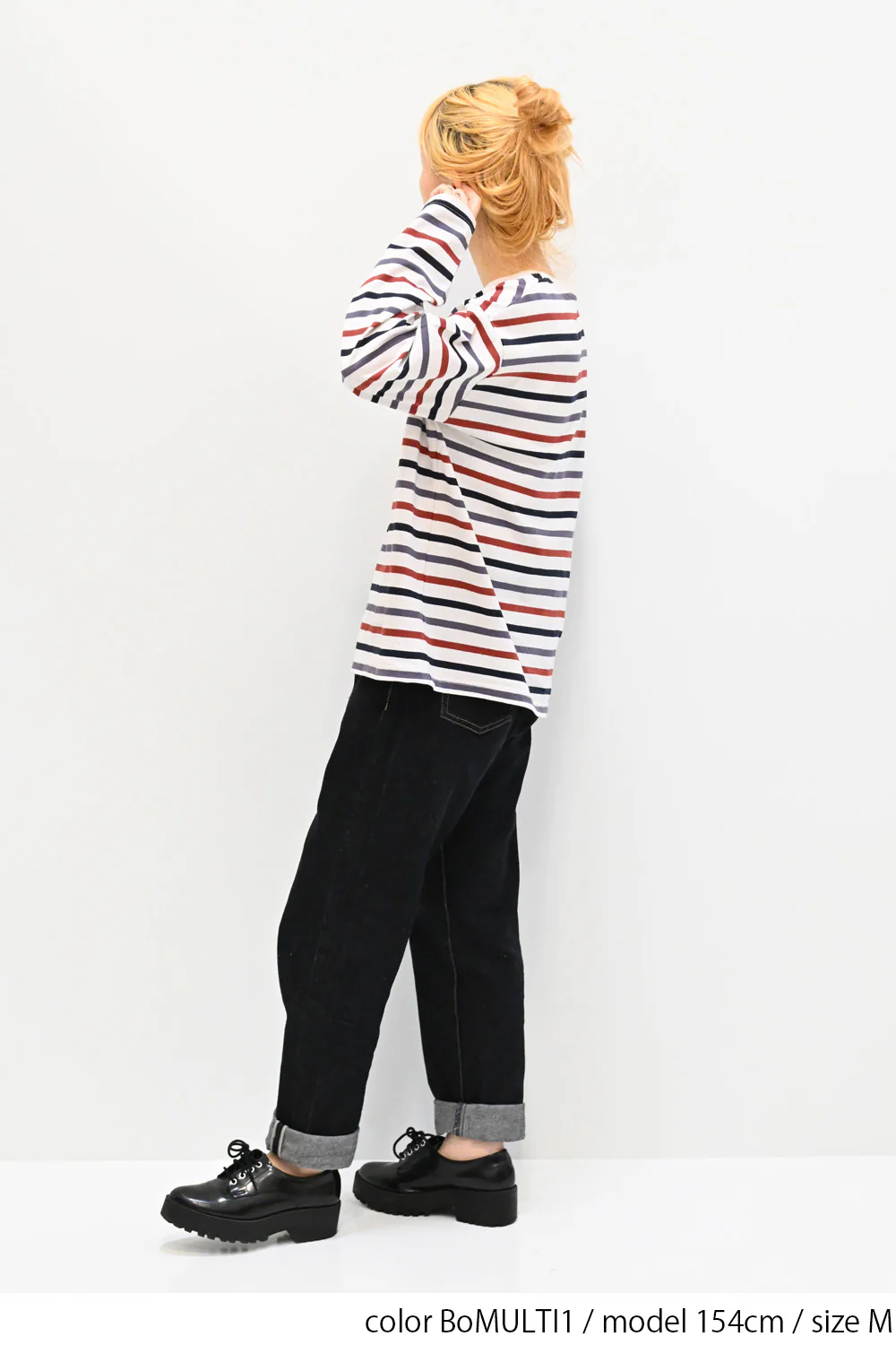 ワイドなボーダーロンTEE - Image 20