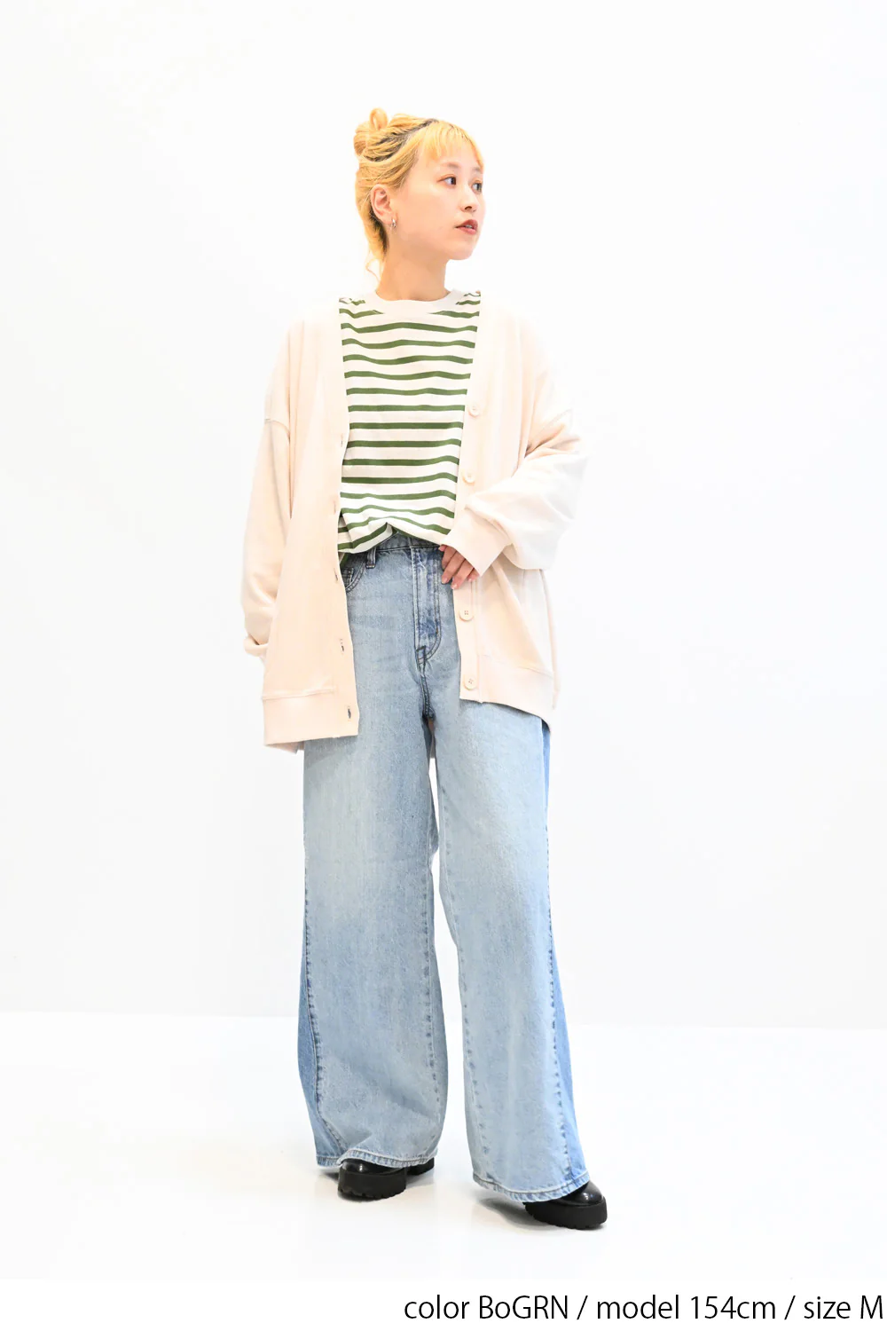 ワイドなボーダーロンTEE - Image 38