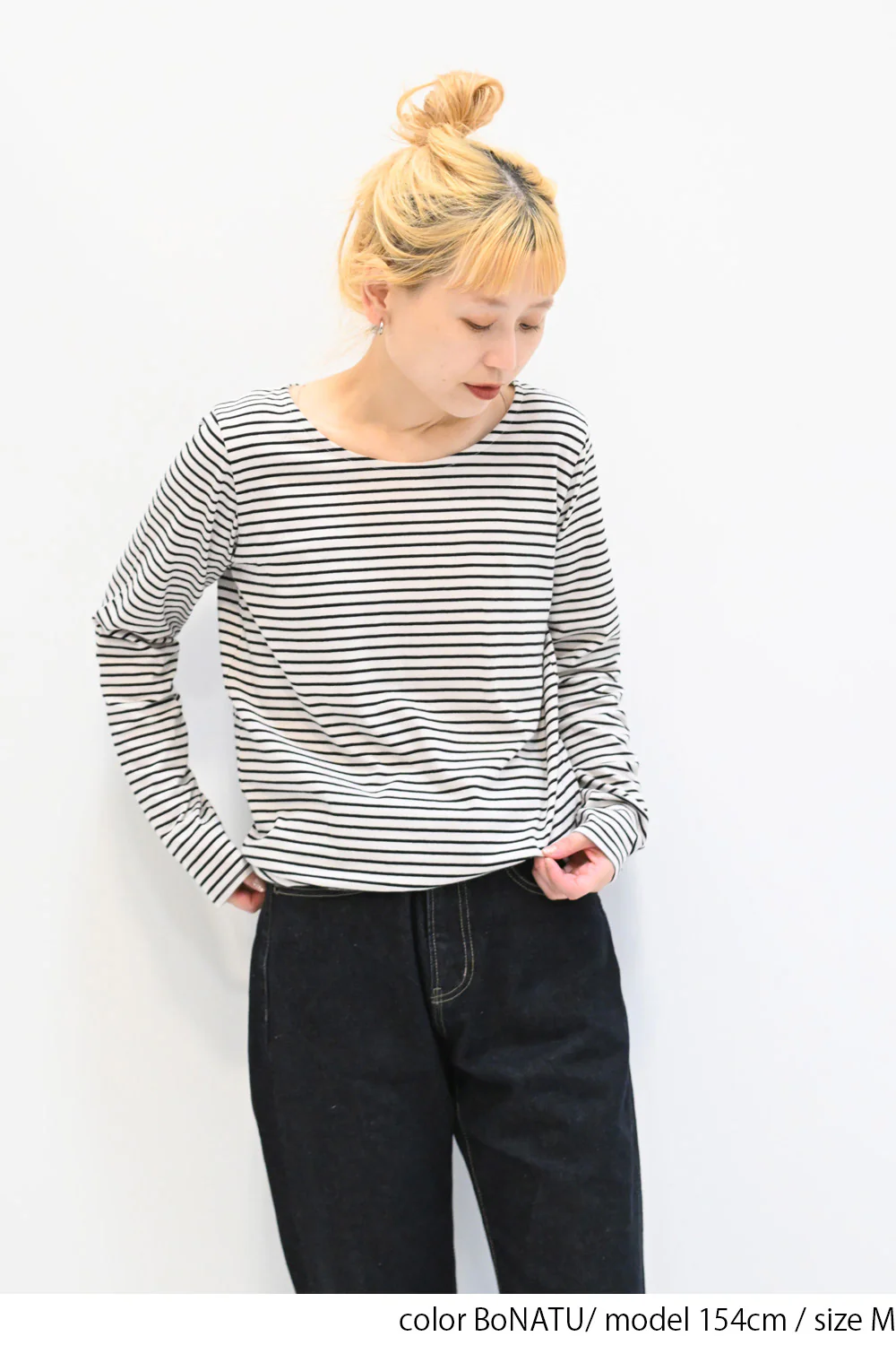ニコニコボーダーロンTEE - Image 13