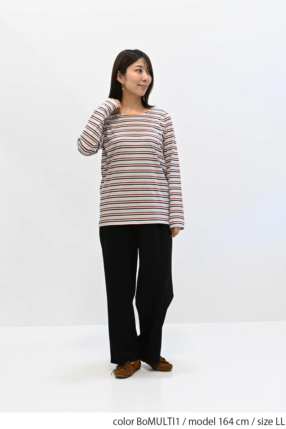 ニコニコボーダーロンTEE - Image 26
