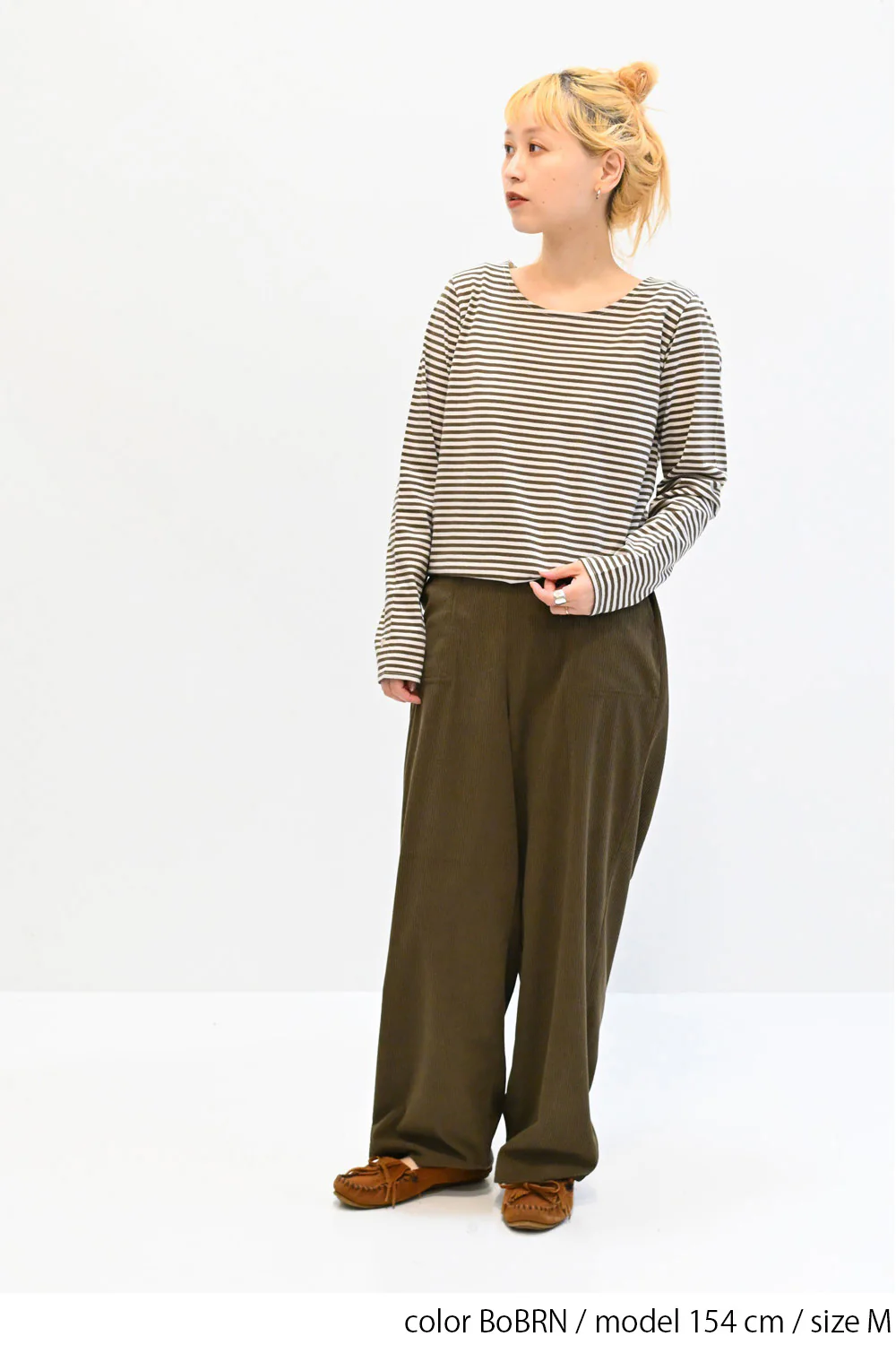 ニコニコボーダーロンTEE - Image 27