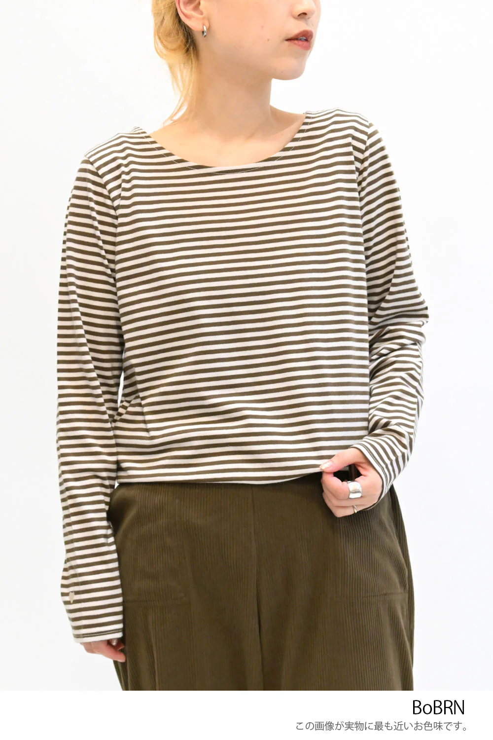 ニコニコボーダーロンTEE - Image 44