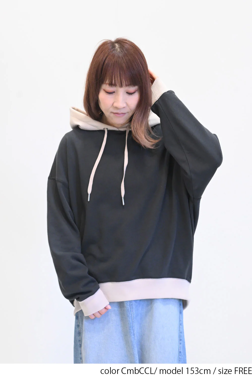 OE裏毛ゆるパーカープルオーバー - Image 10