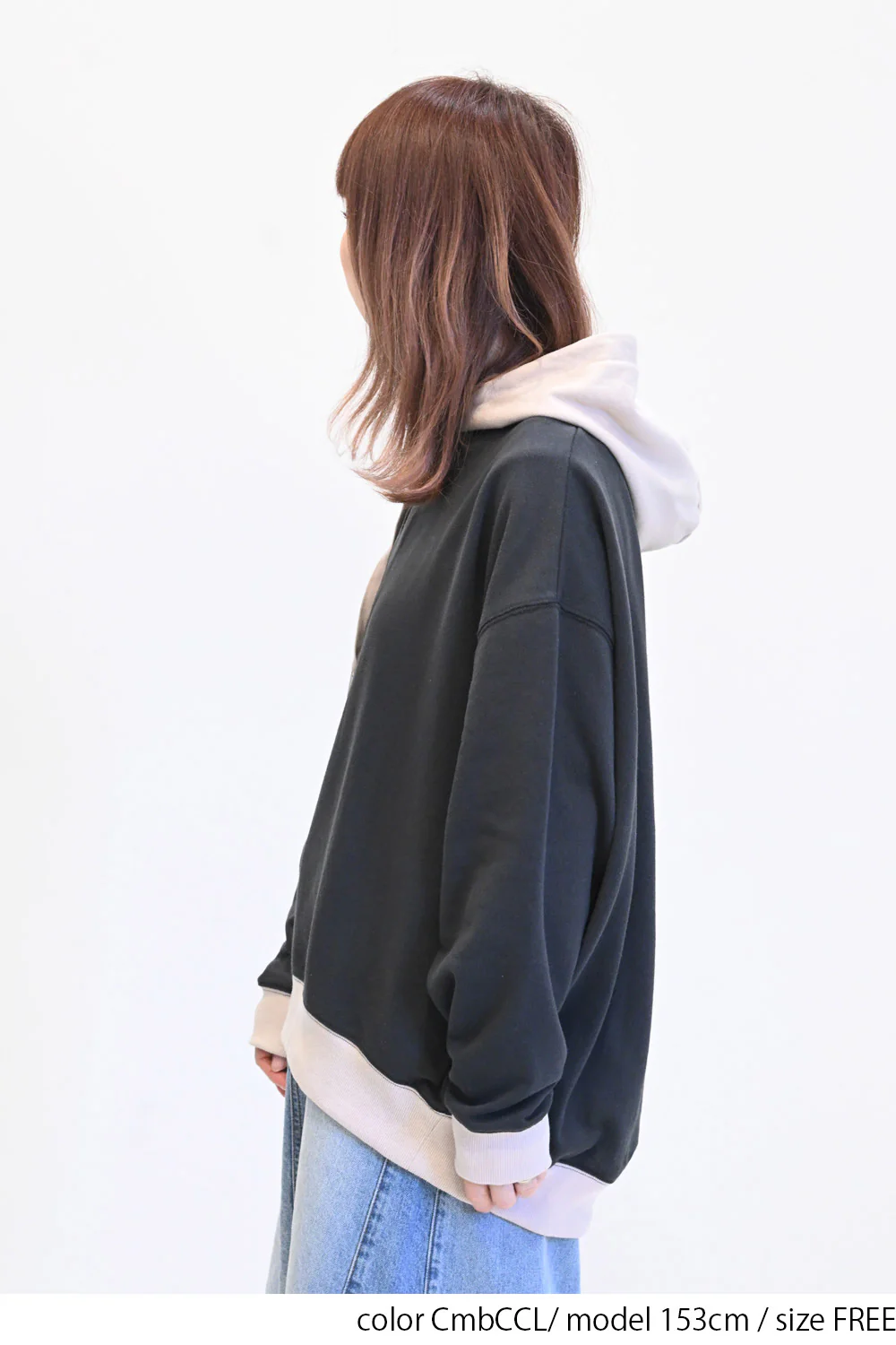 OE裏毛ゆるパーカープルオーバー - Image 11