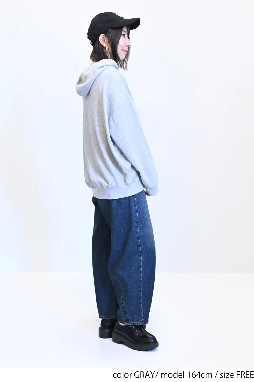 OE裏毛ゆるパーカープルオーバー - Image 14