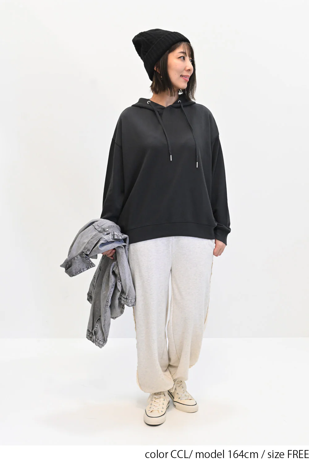 OE裏毛ゆるパーカープルオーバー - Image 21