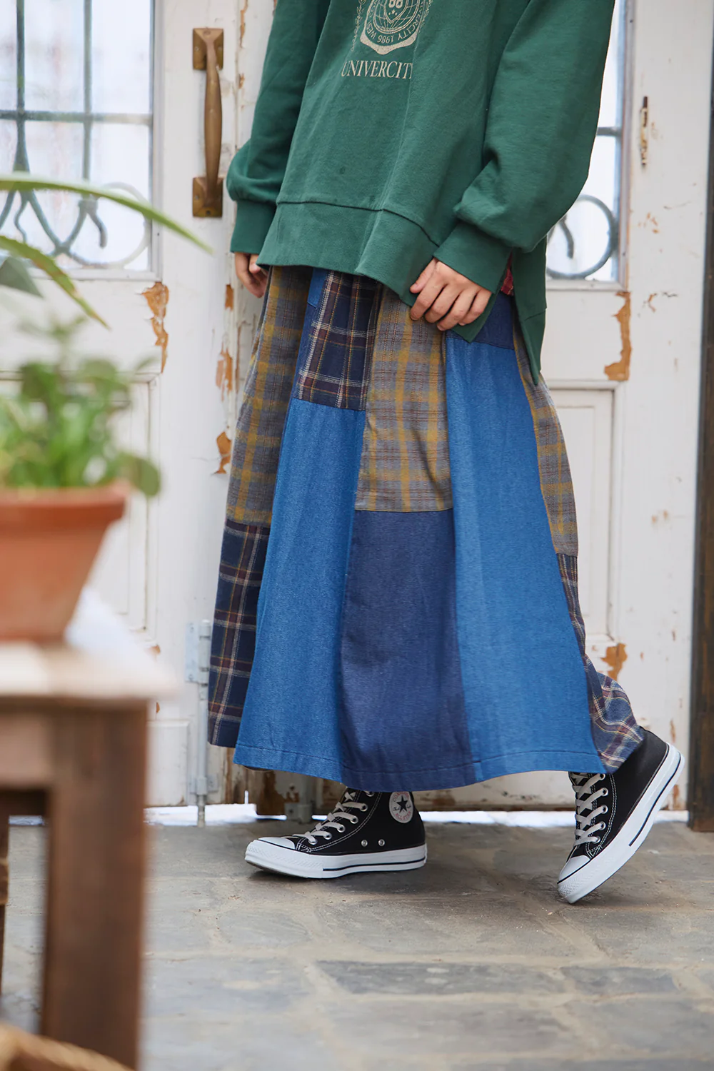 パッチワークスカート - Image 5