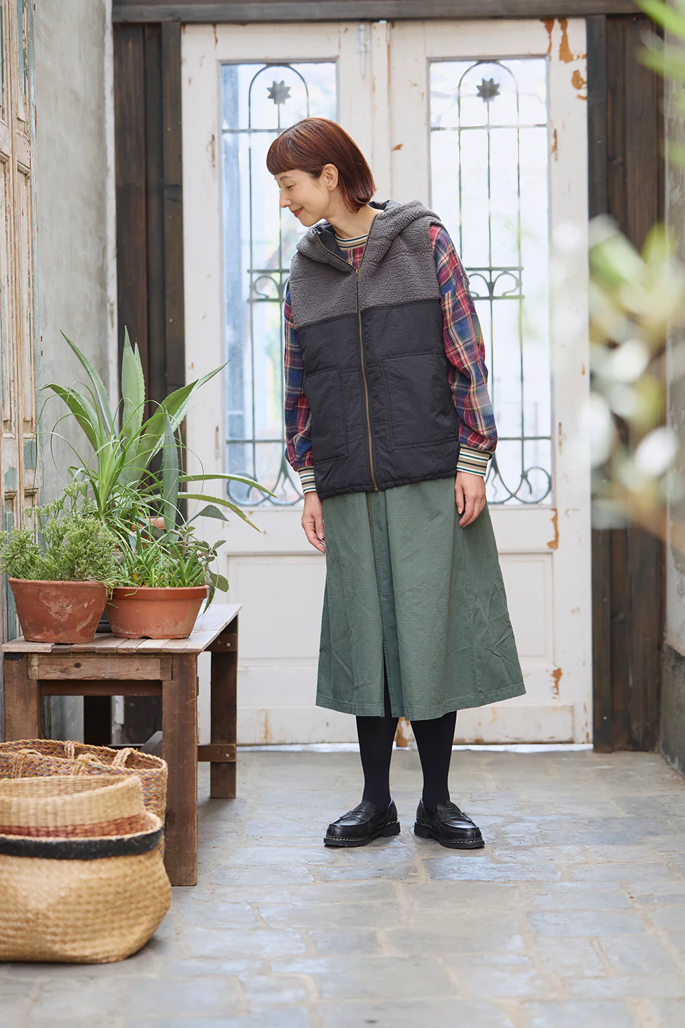 ネルチェックプリントプルオーバー - Image 16
