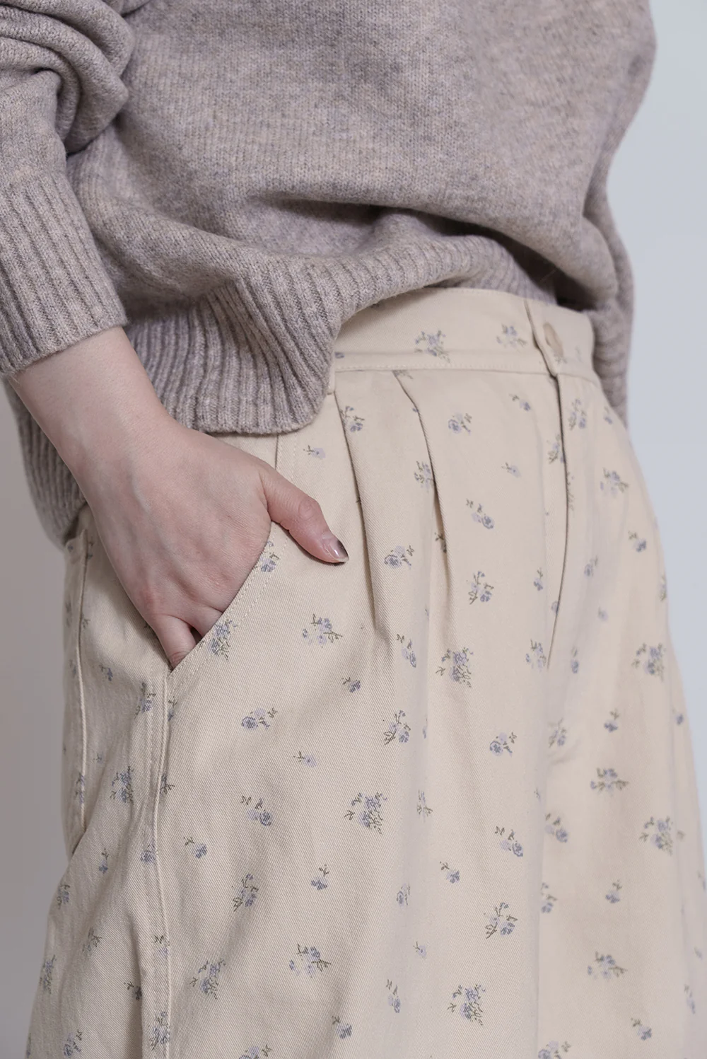 小花柄ワイドパンツ - Image 20