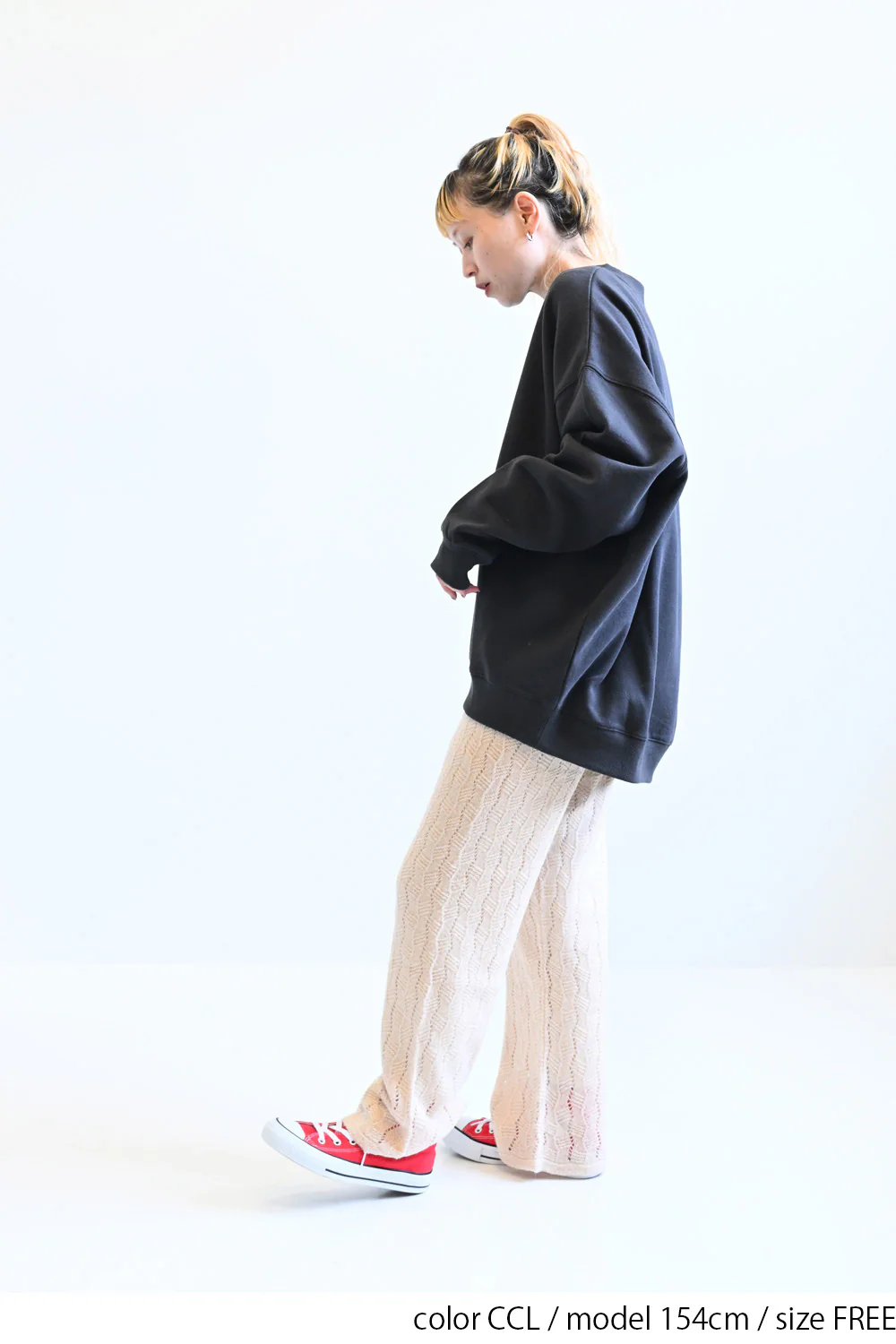 裏起毛ゆるプルオーバー - Image 11