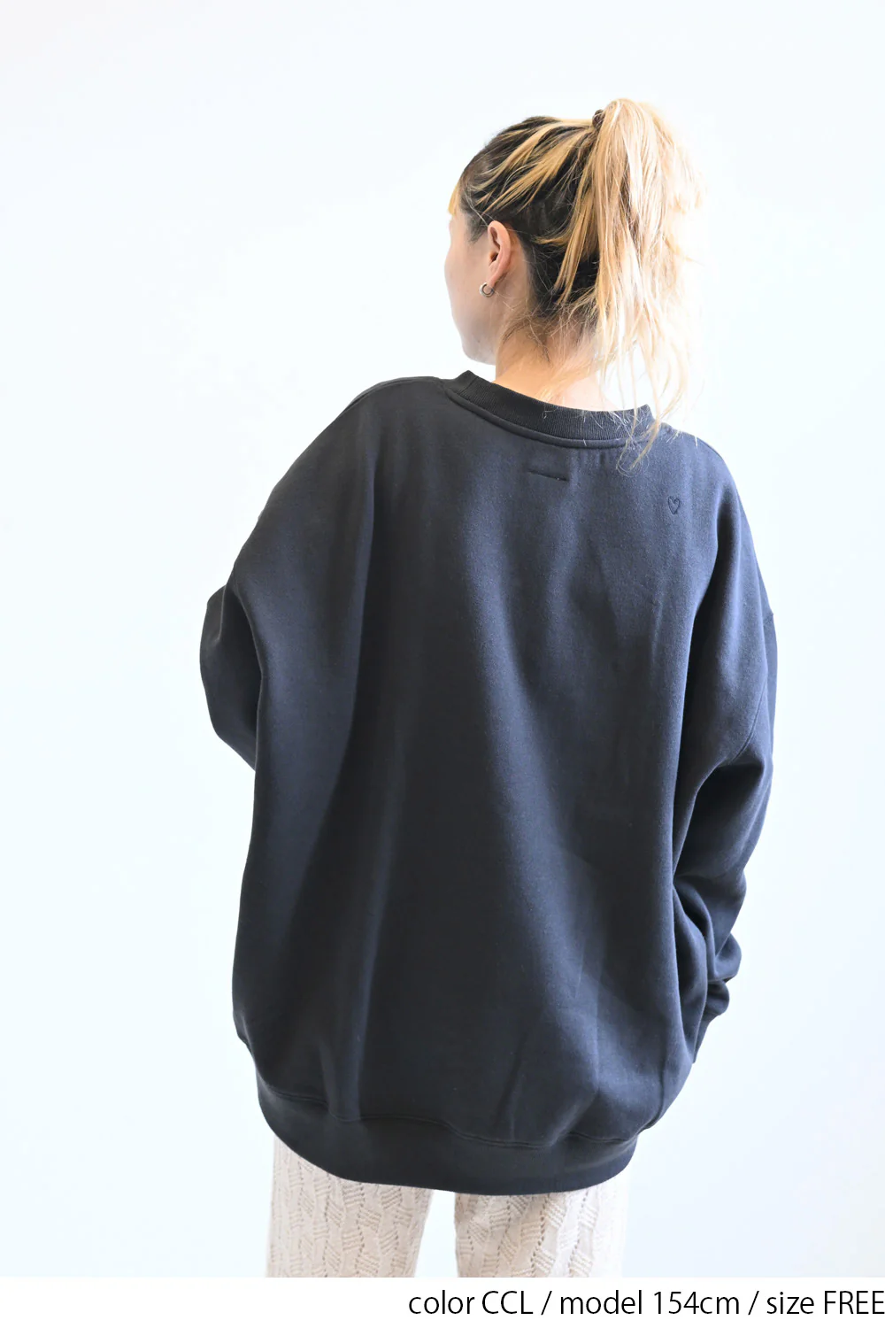 裏起毛ゆるプルオーバー - Image 15