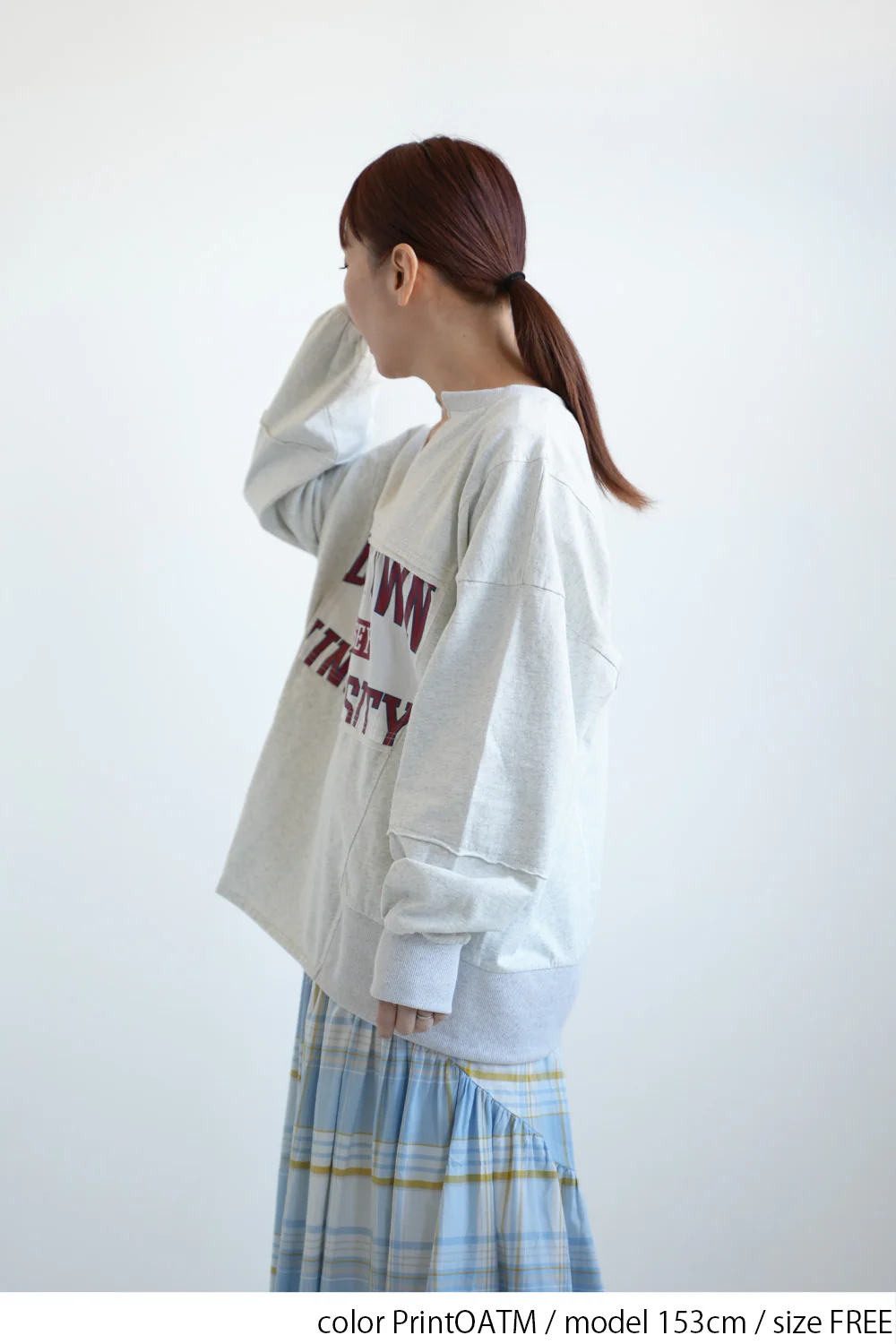 パウダー加工切替プリントプルオーバー - Image 8