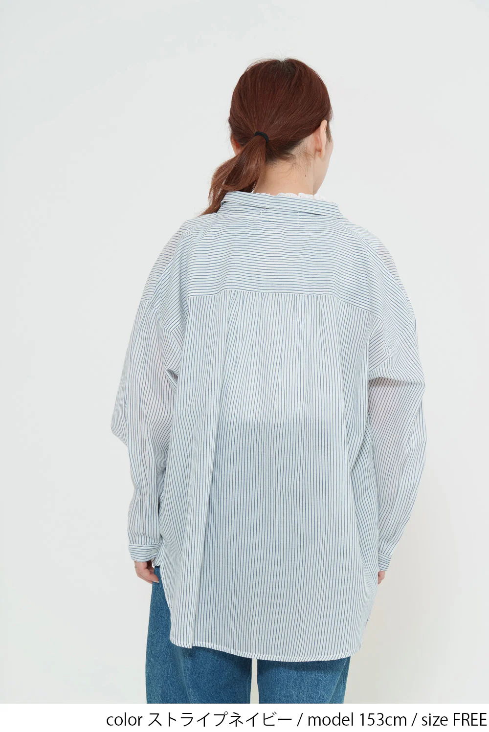 ふわ軽コットンシアー長袖シャツ - Image 18