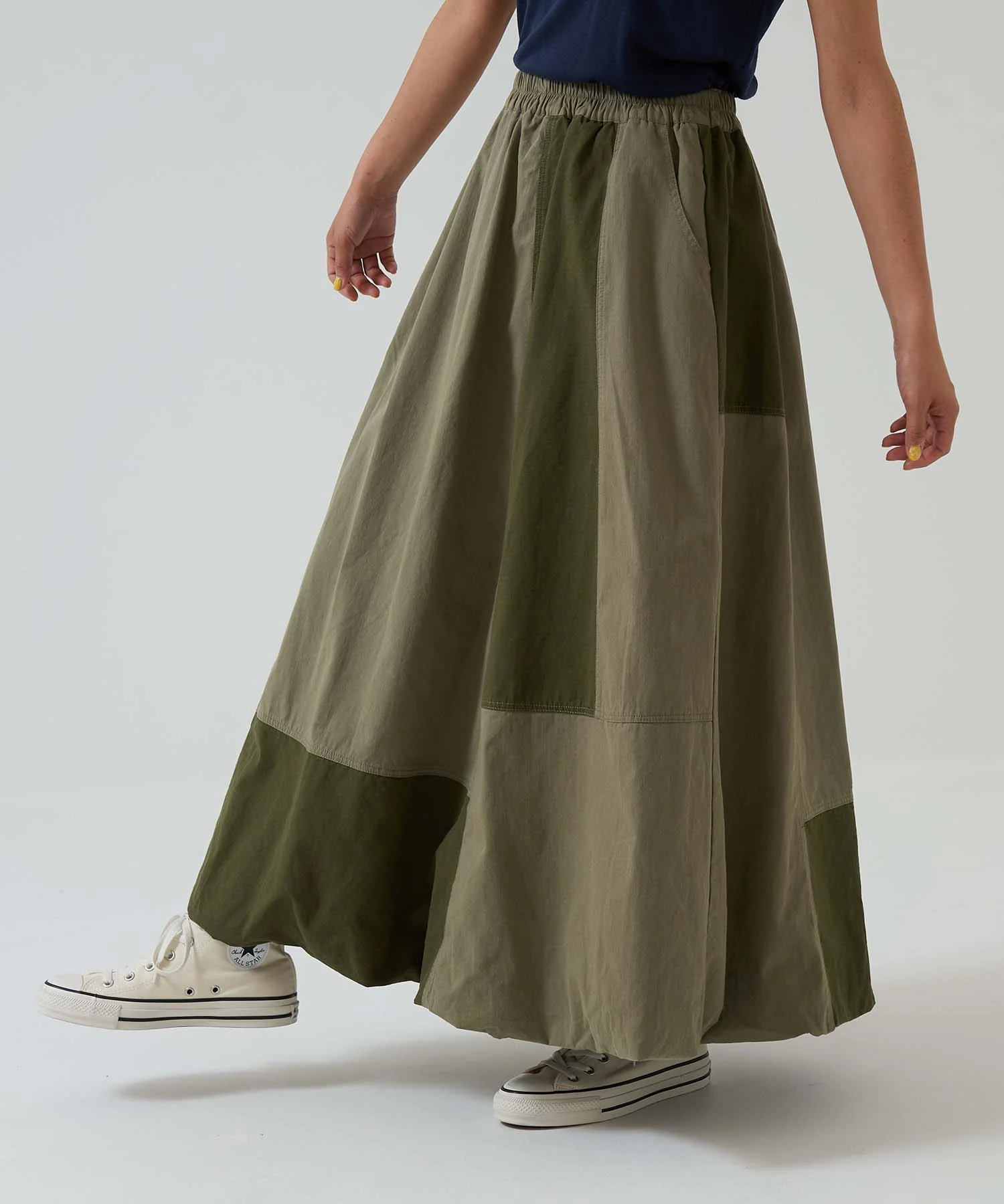ツイル×リップストップバルーンスカート - Image 11